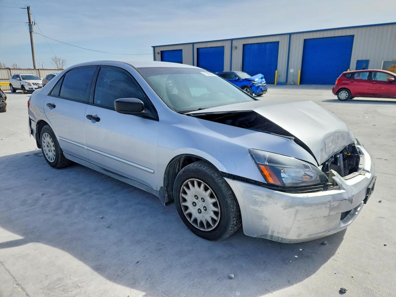 2005 Honda Accord Dx Silver vin: 1HGCM56115A058961