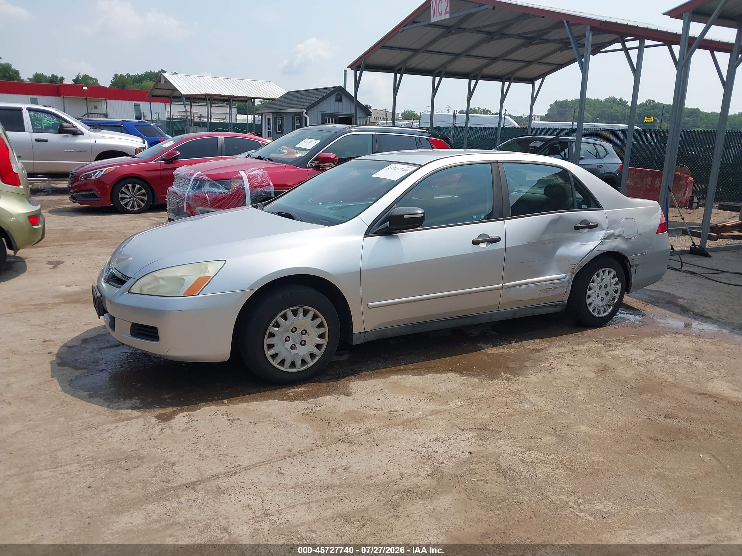 2006 Honda Accord 2.4 Vp Silver vin: 1HGCM56116A005307