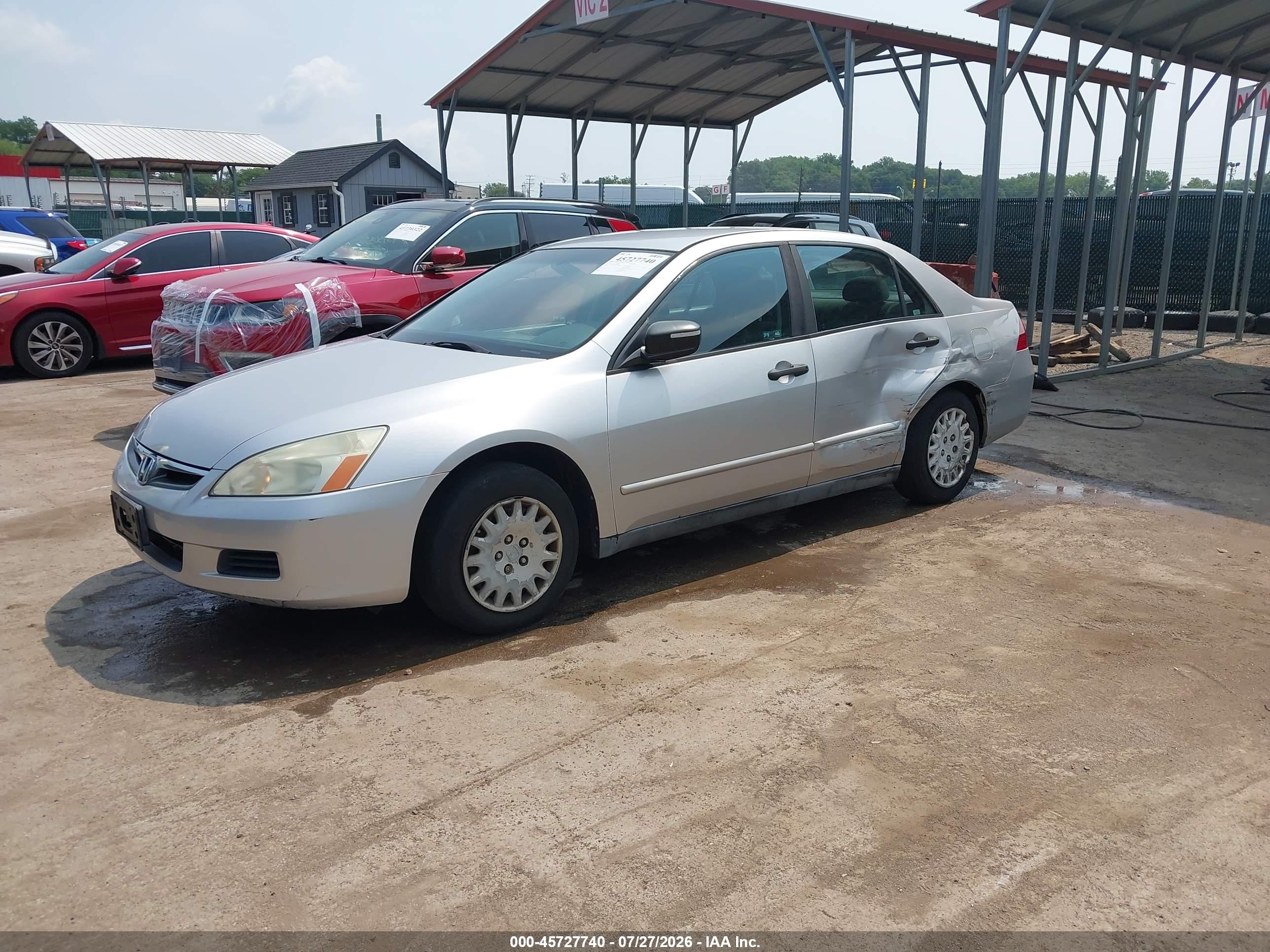 2006 Honda Accord 2.4 Vp Silver vin: 1HGCM56116A005307