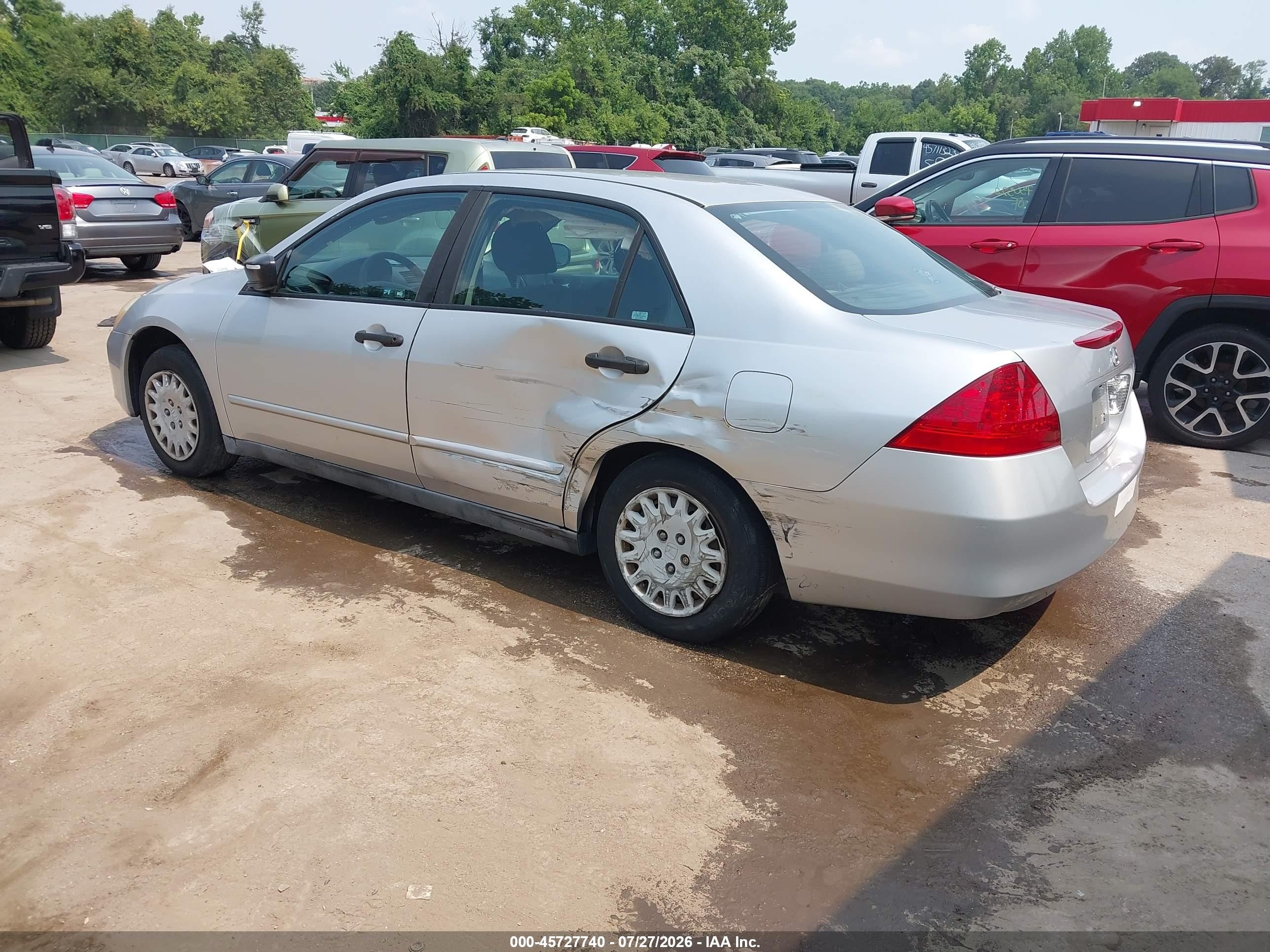 2006 Honda Accord 2.4 Vp Silver vin: 1HGCM56116A005307