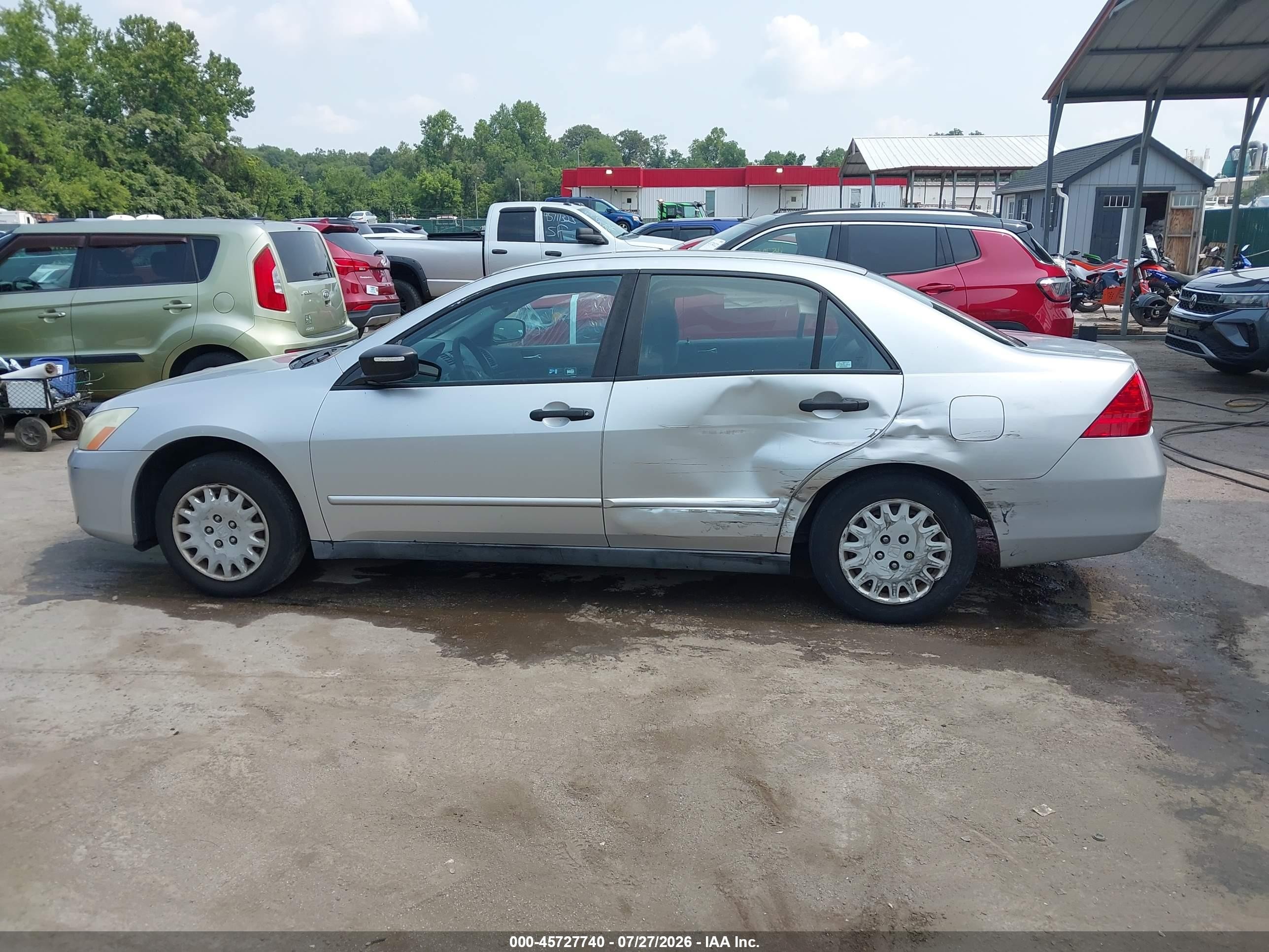 2006 Honda Accord 2.4 Vp Silver vin: 1HGCM56116A005307