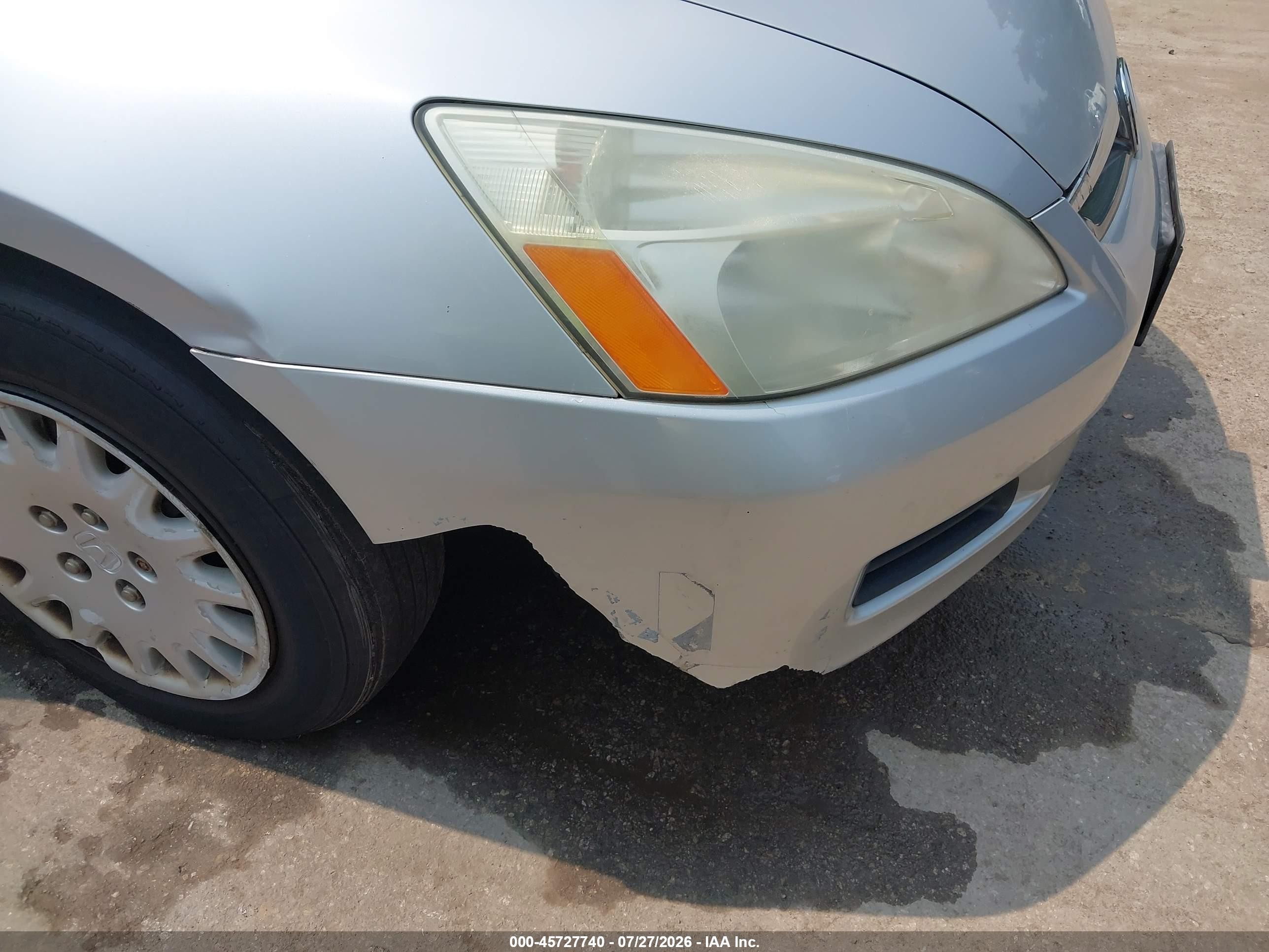 2006 Honda Accord 2.4 Vp Silver vin: 1HGCM56116A005307