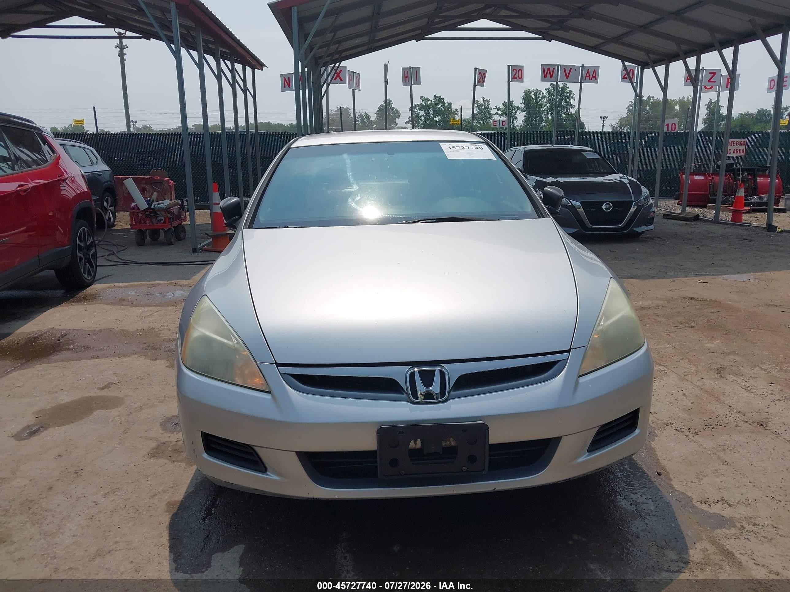 2006 Honda Accord 2.4 Vp Silver vin: 1HGCM56116A005307
