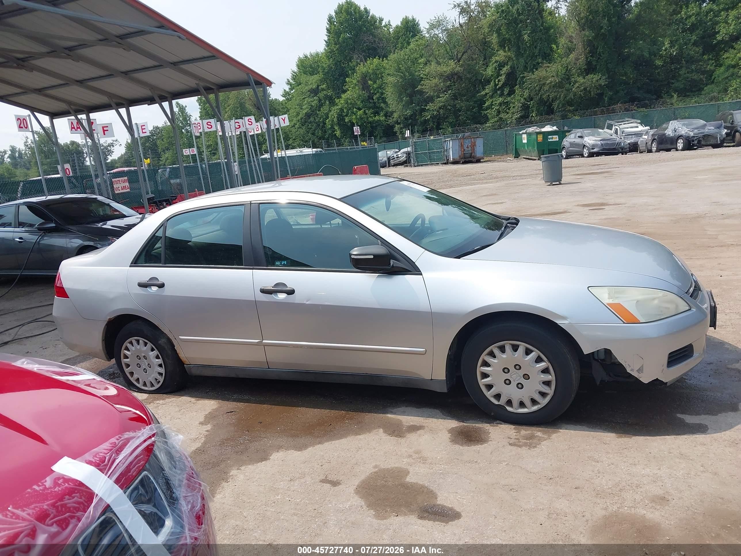 2006 Honda Accord 2.4 Vp Silver vin: 1HGCM56116A005307