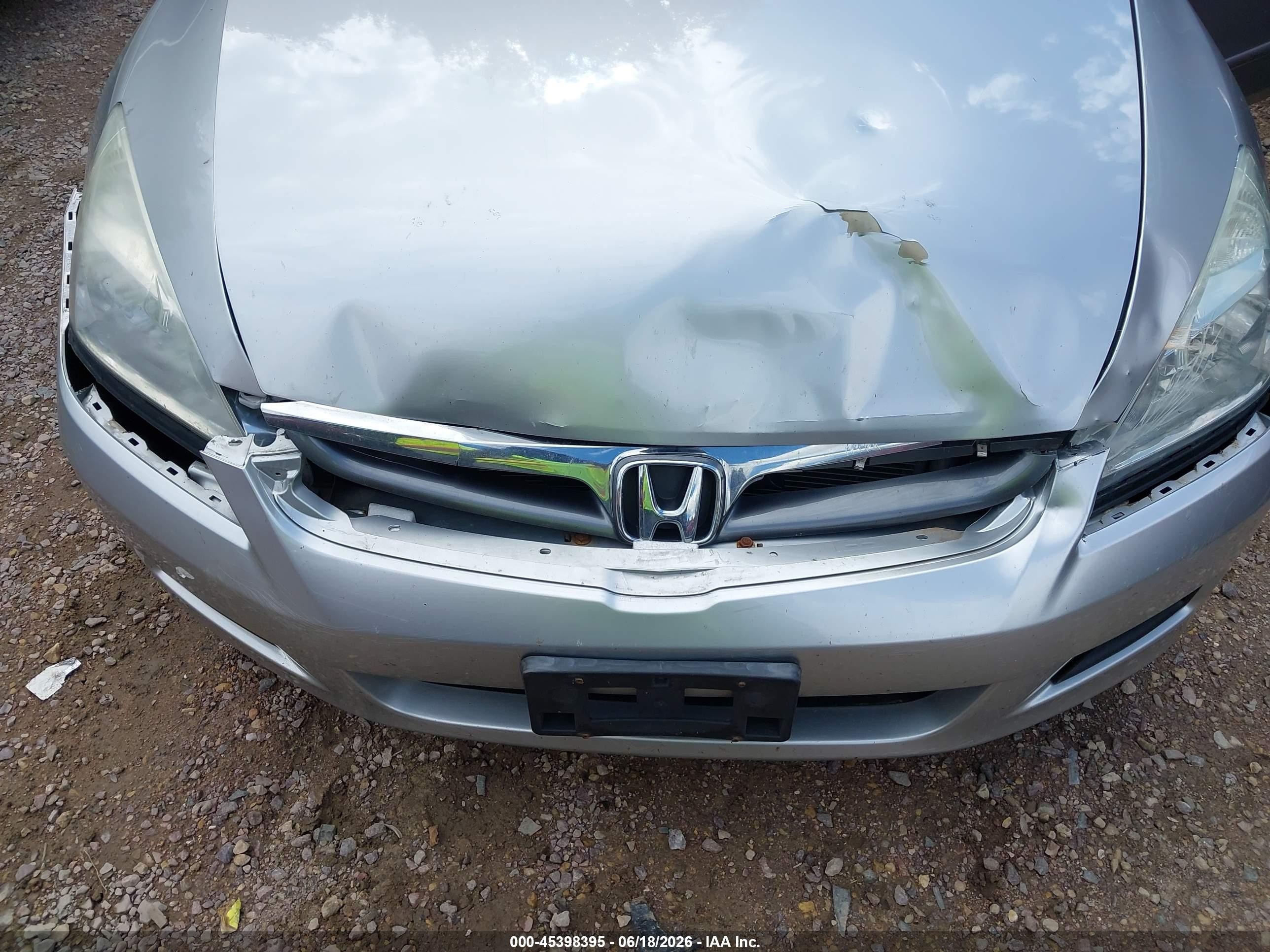2007 Honda Accord 2.4 Vp Silver vin: 1HGCM56117A070773