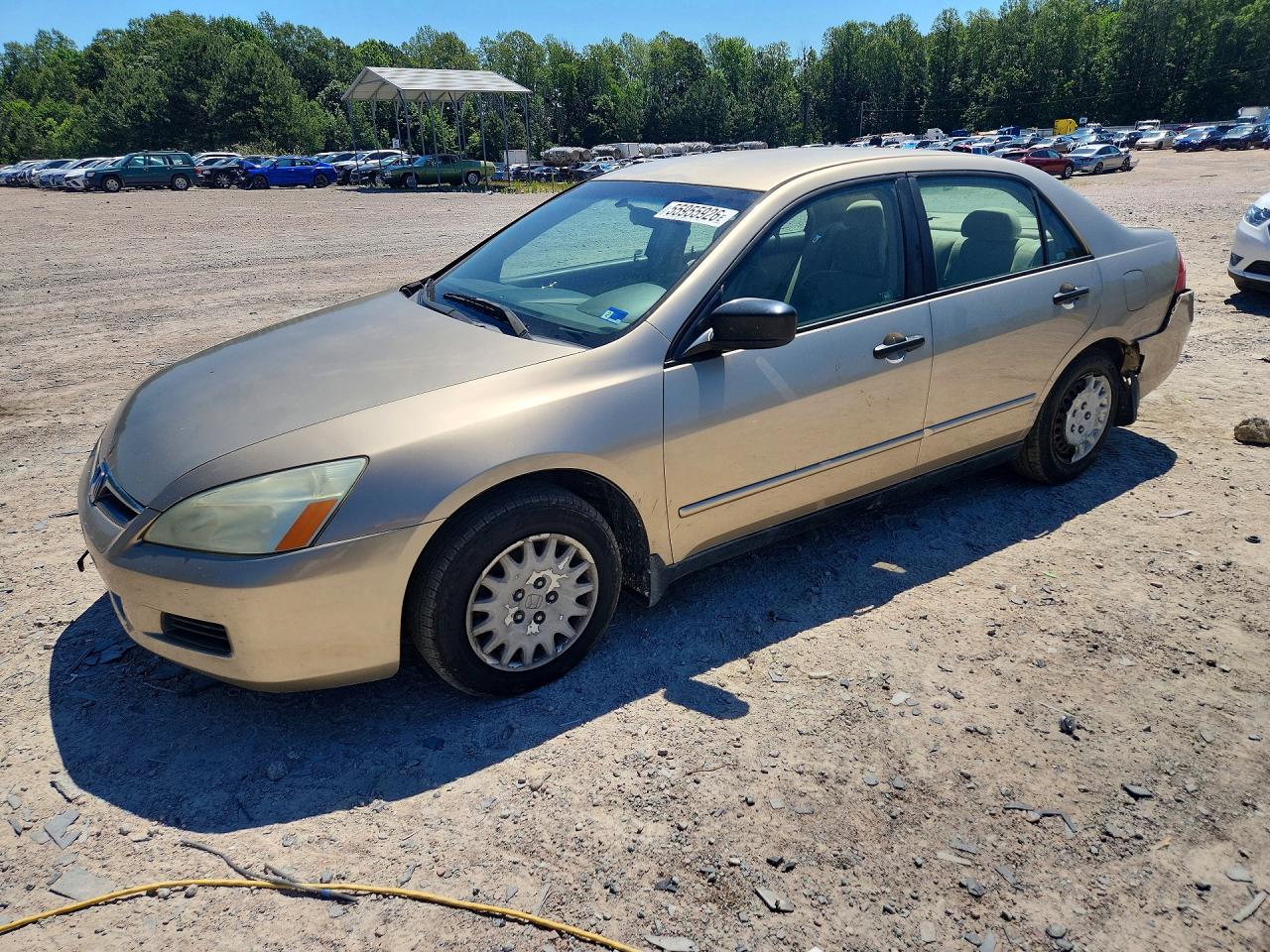 2007 Honda Accord Gold vin: 1HGCM56117A098296
