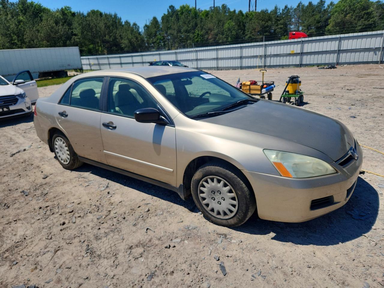2007 Honda Accord Gold vin: 1HGCM56117A098296