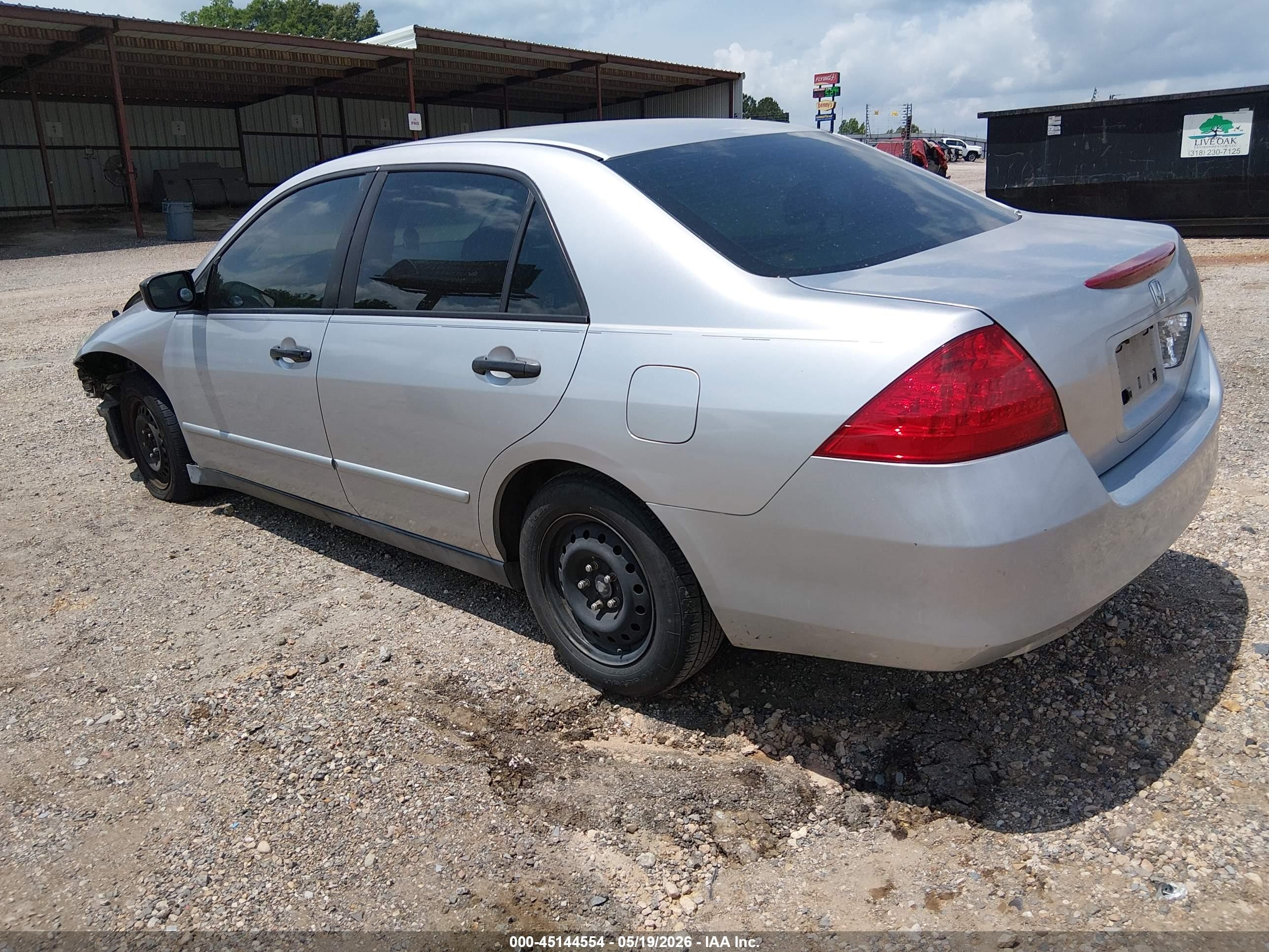 2007 Honda Accord 2.4 Vp Silver vin: 1HGCM56117A196261