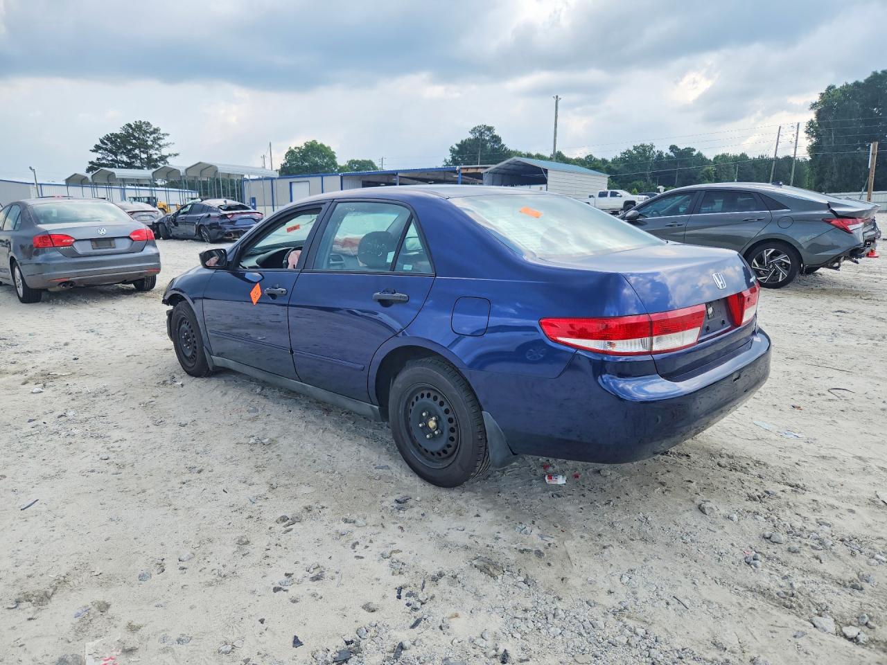 2004 Honda Accord Dx Blue vin: 1HGCM56124A096245