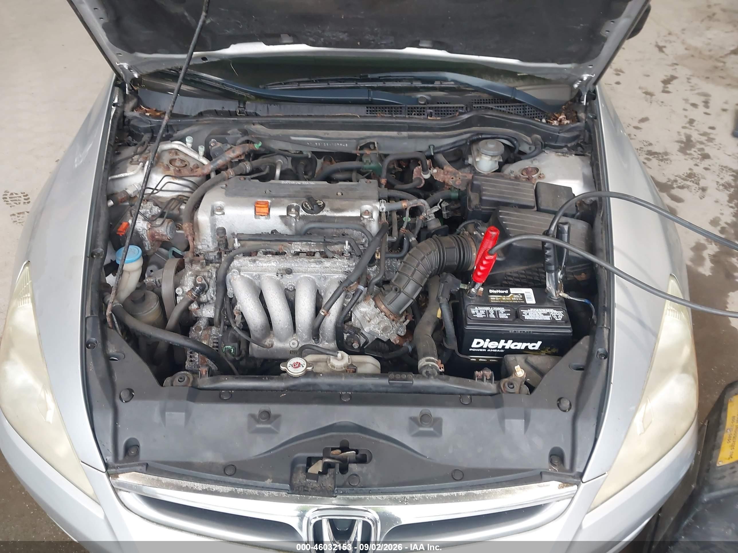 2006 Honda Accord 2.4 Vp Silver vin: 1HGCM56126A107943