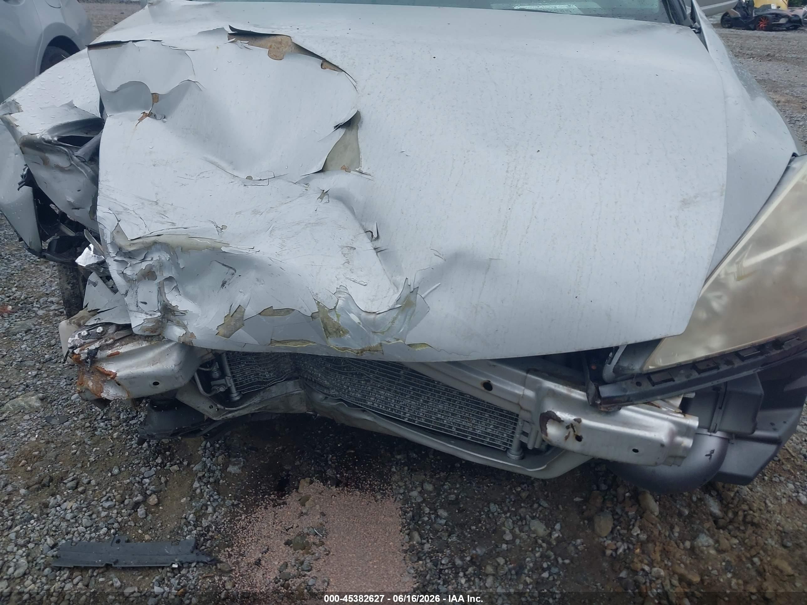 2006 Honda Accord 2.4 Vp Silver vin: 1HGCM56126A112222