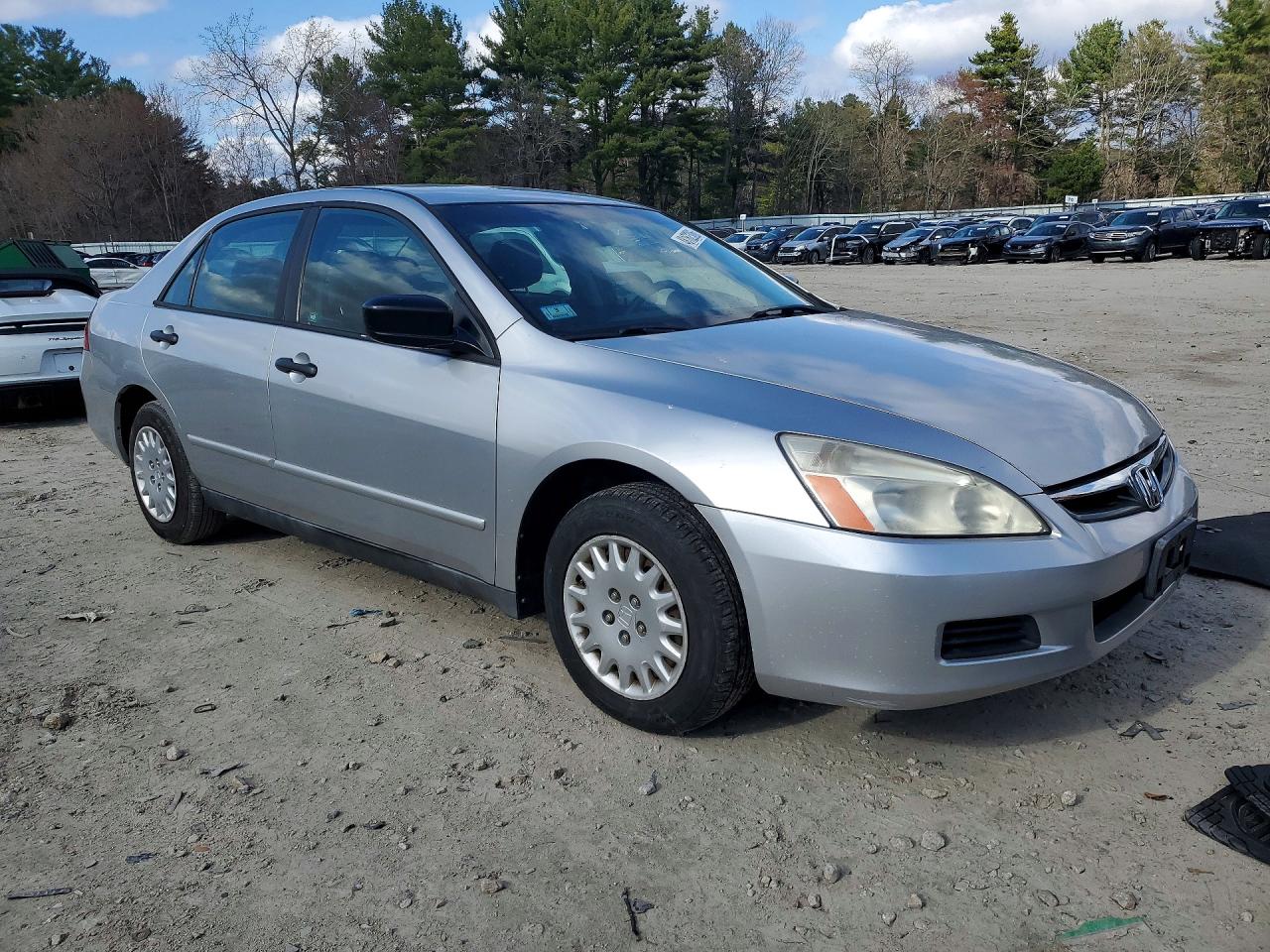 2007 Honda Accord Value Silver vin: 1HGCM56127A018391