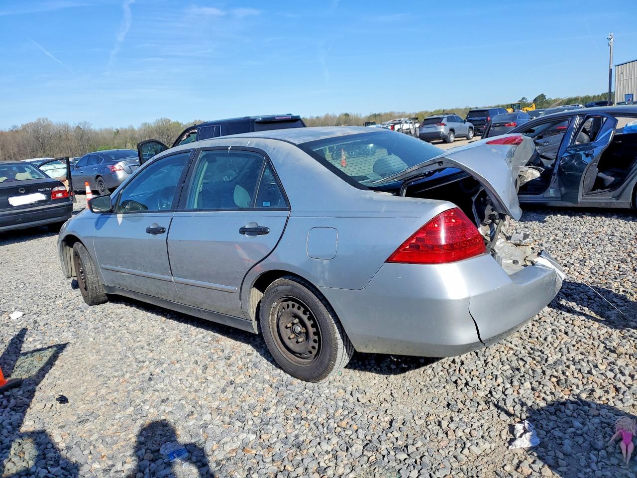 2007 Honda Accord Value Silver vin: 1HGCM56127A087260