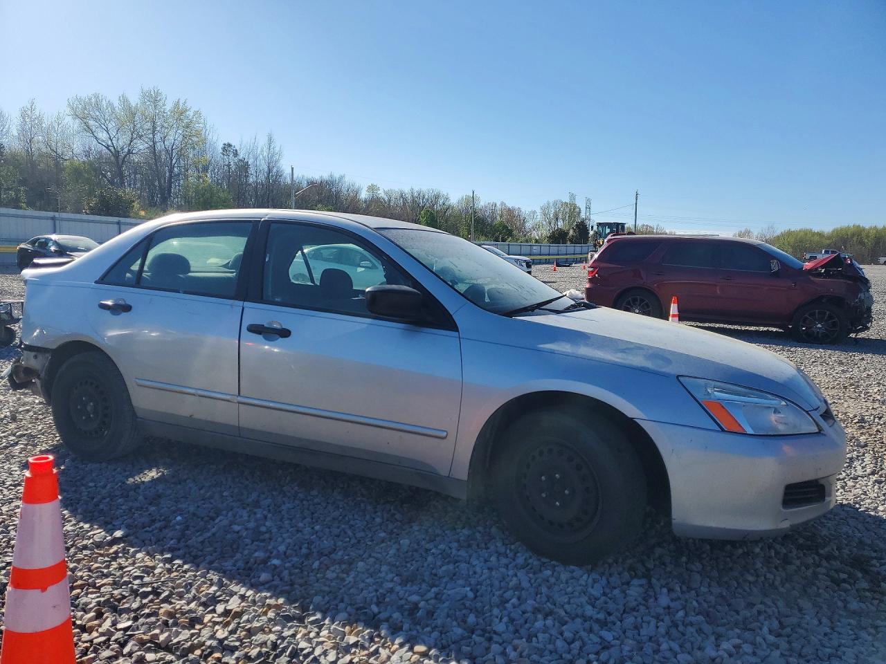 2007 Honda Accord Value Silver vin: 1HGCM56127A087260