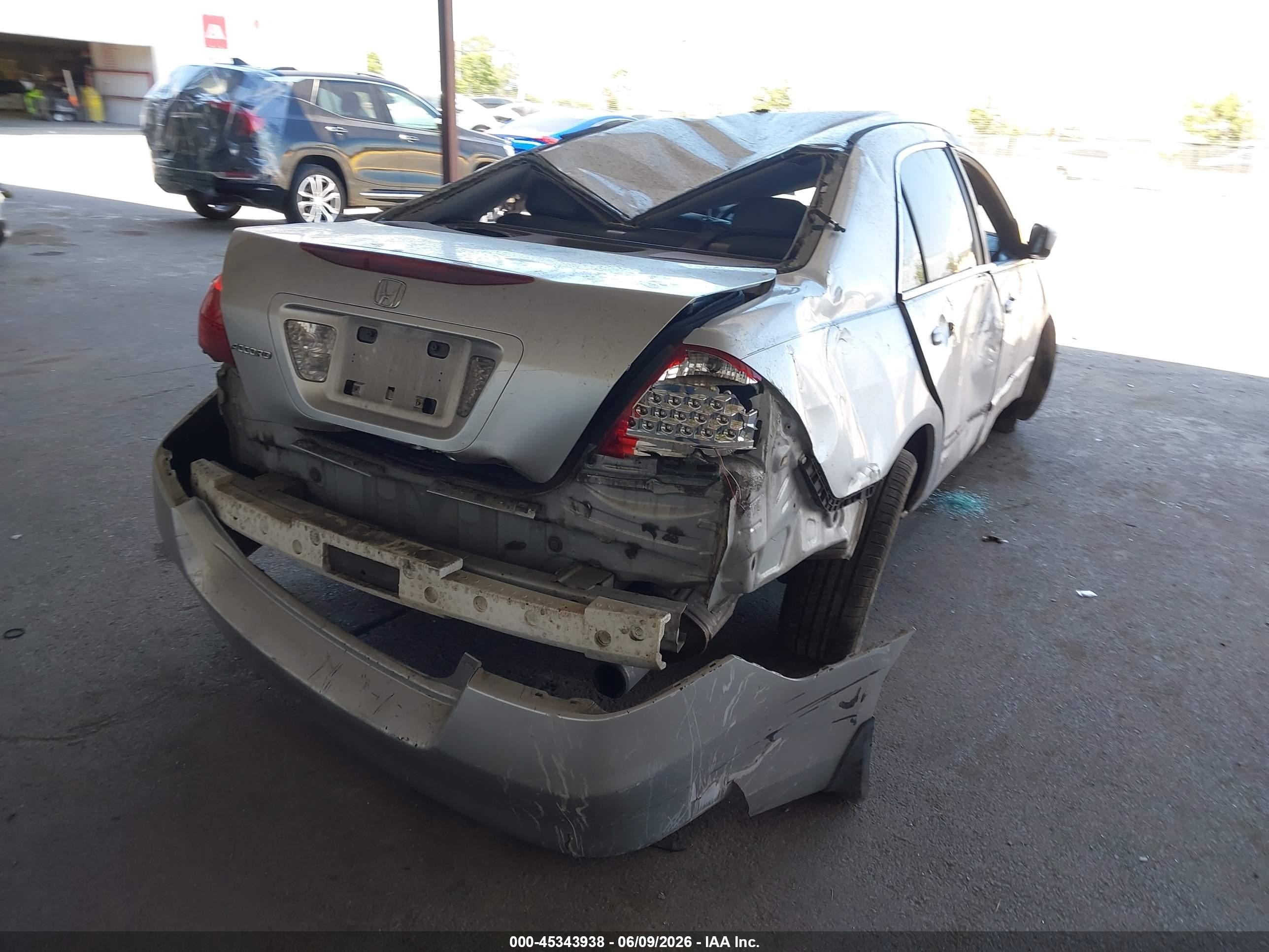 2007 Honda Accord 2.4 Vp Silver vin: 1HGCM56127A213035