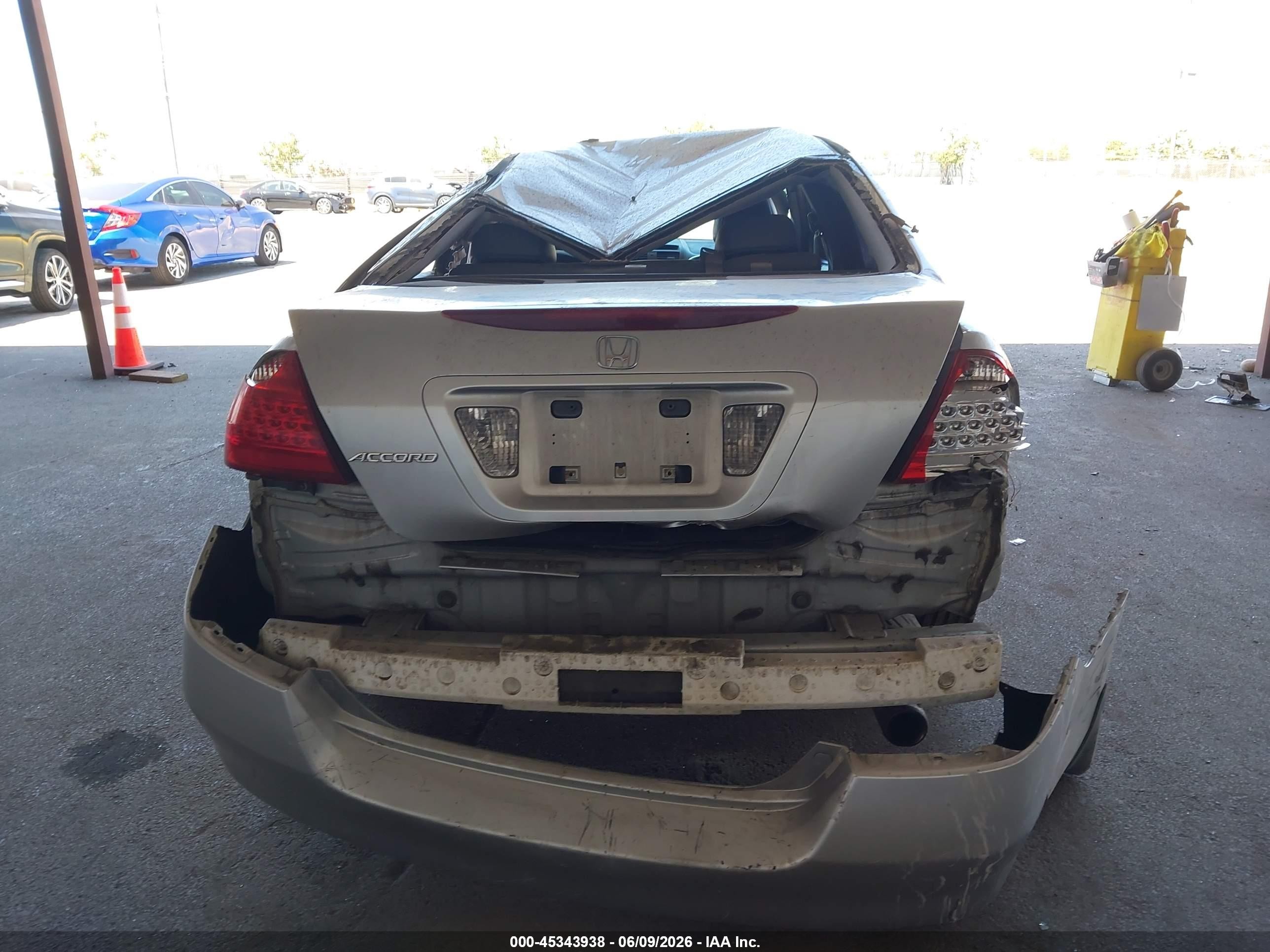 2007 Honda Accord 2.4 Vp Silver vin: 1HGCM56127A213035