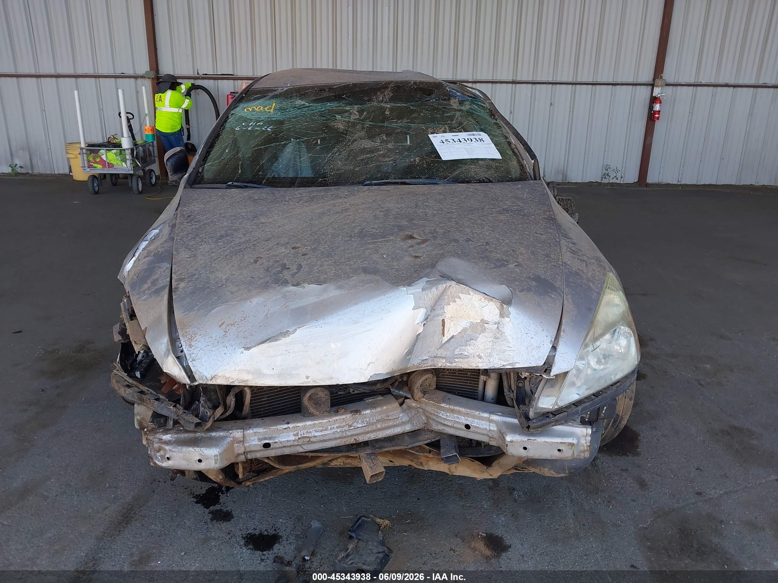 2007 Honda Accord 2.4 Vp Silver vin: 1HGCM56127A213035