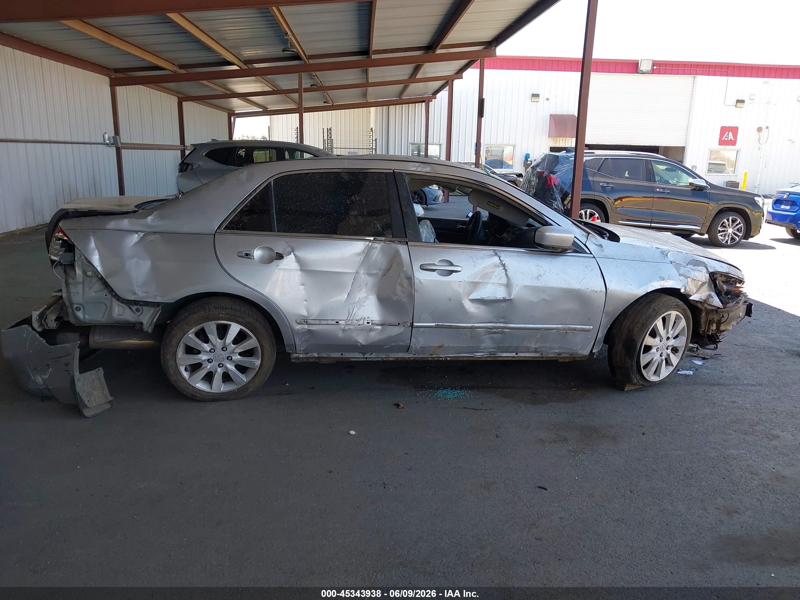 2007 Honda Accord 2.4 Vp Silver vin: 1HGCM56127A213035