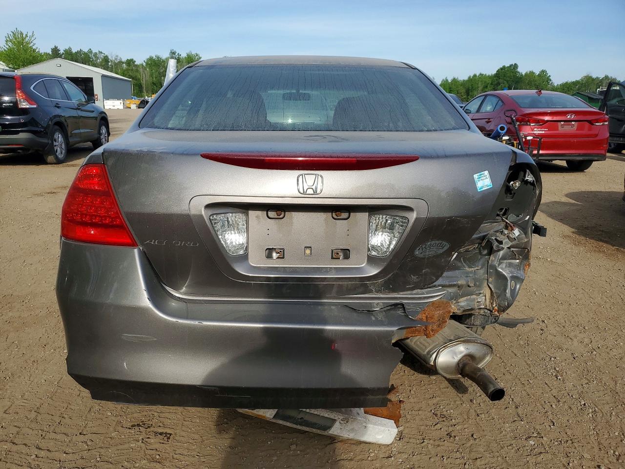 2007 Honda Accord Value Gray vin: 1HGCM56127A809567