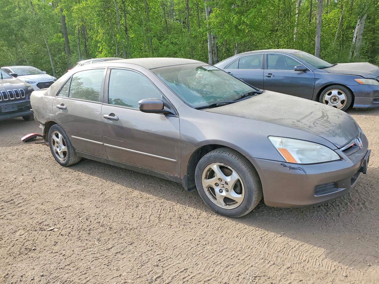 2007 Honda Accord Value Gray vin: 1HGCM56127A809567