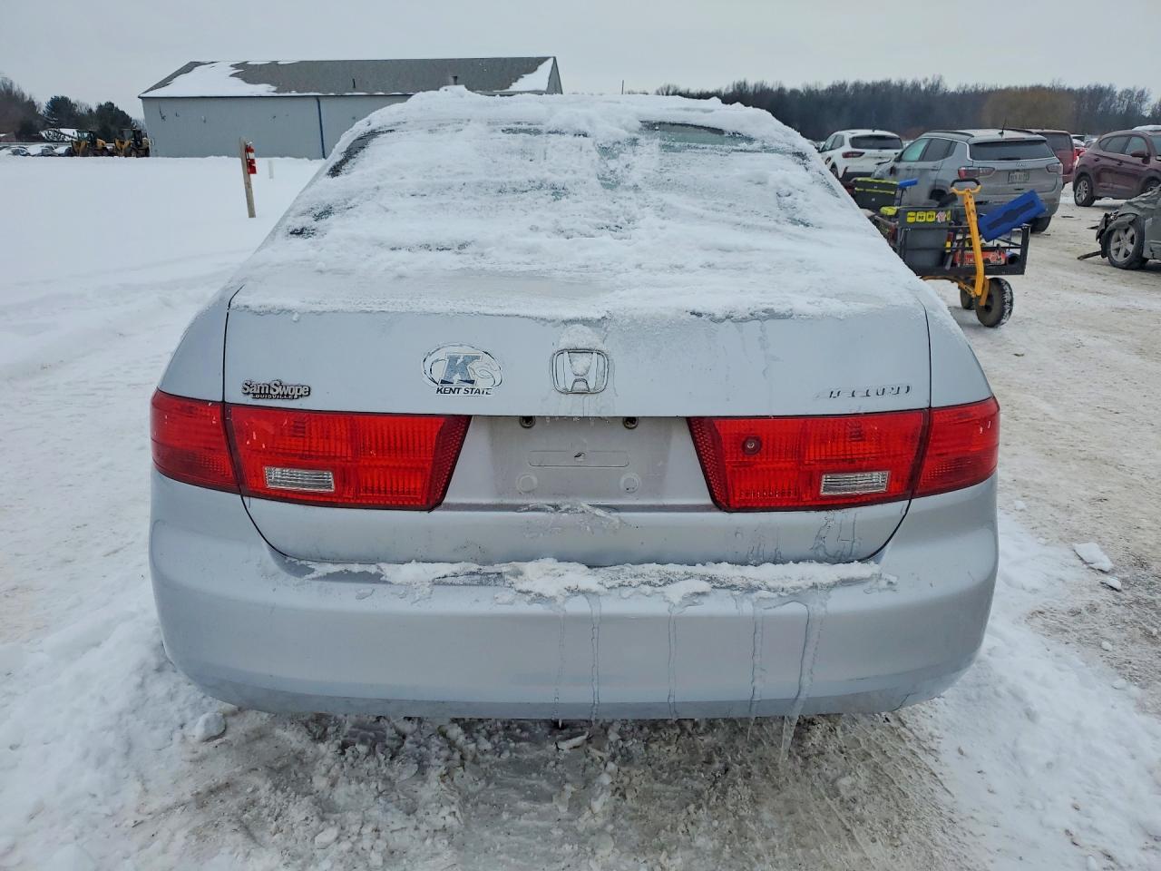 2005 Honda Accord Dx Silver vin: 1HGCM56135A147155