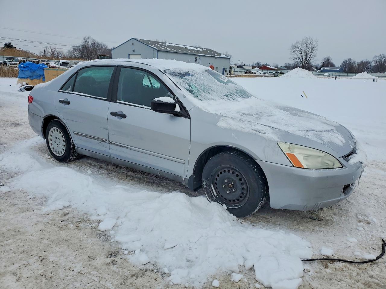 2005 Honda Accord Dx Silver vin: 1HGCM56135A147155