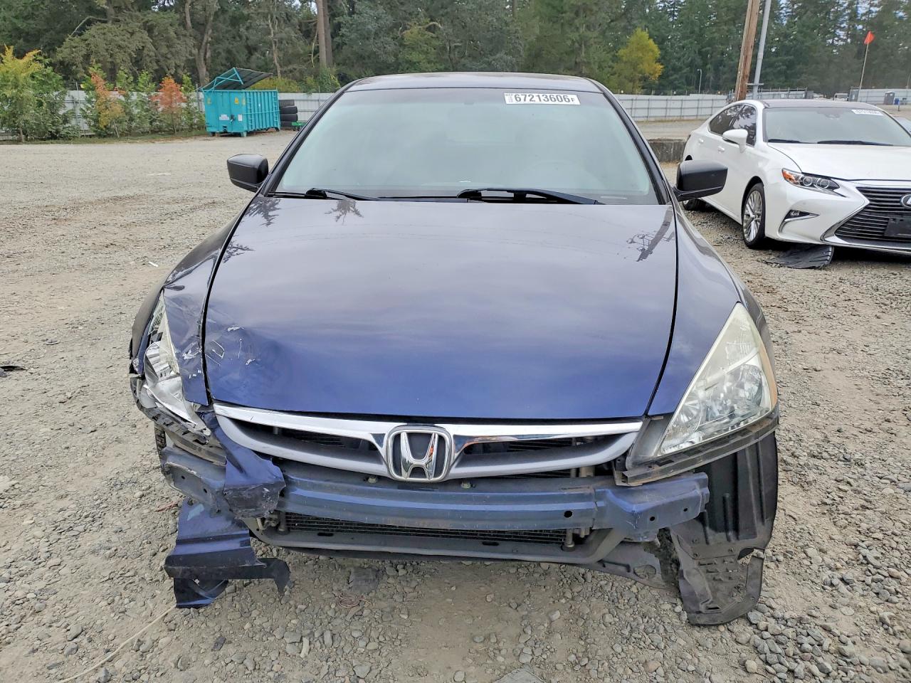 2006 Honda Accord Value Blue vin: 1HGCM56136A109068