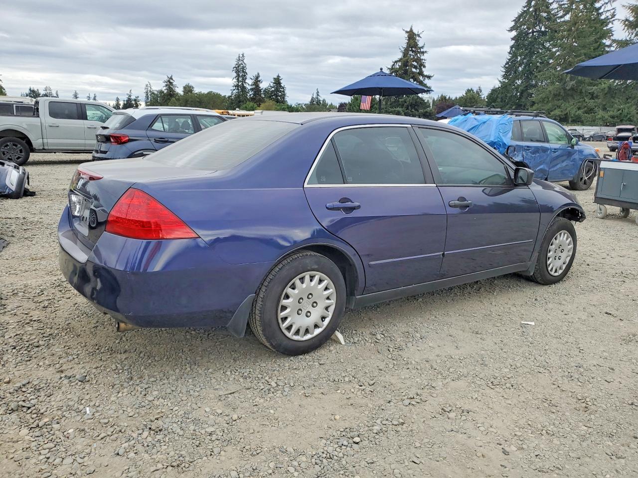 2006 Honda Accord Value Blue vin: 1HGCM56136A109068