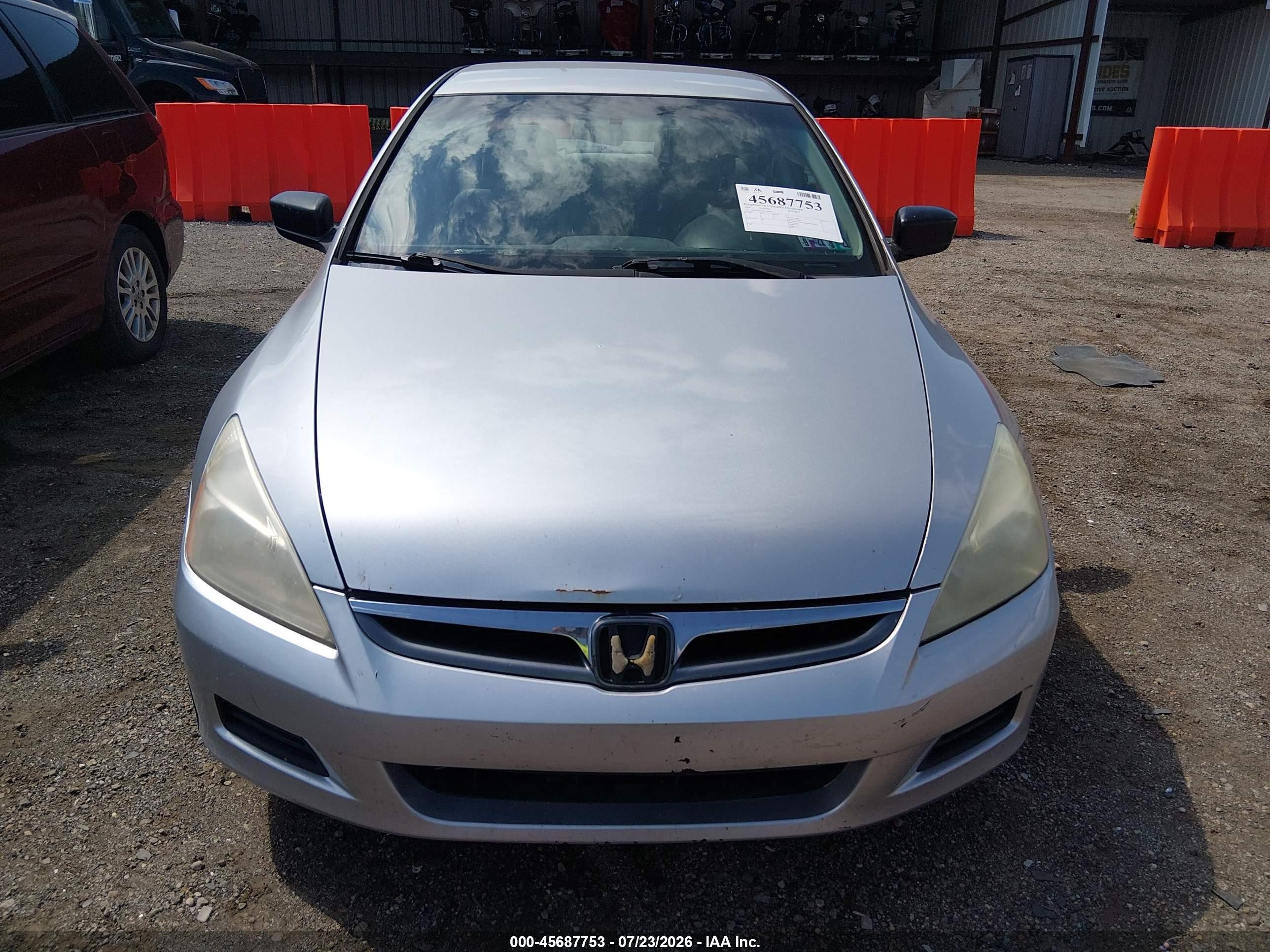 2006 Honda Accord 2.4 Vp Silver vin: 1HGCM56136A150090