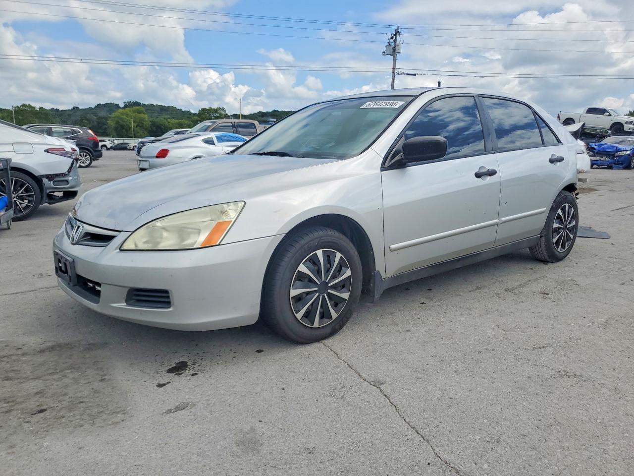 2007 Honda Accord Value Silver vin: 1HGCM56137A057149