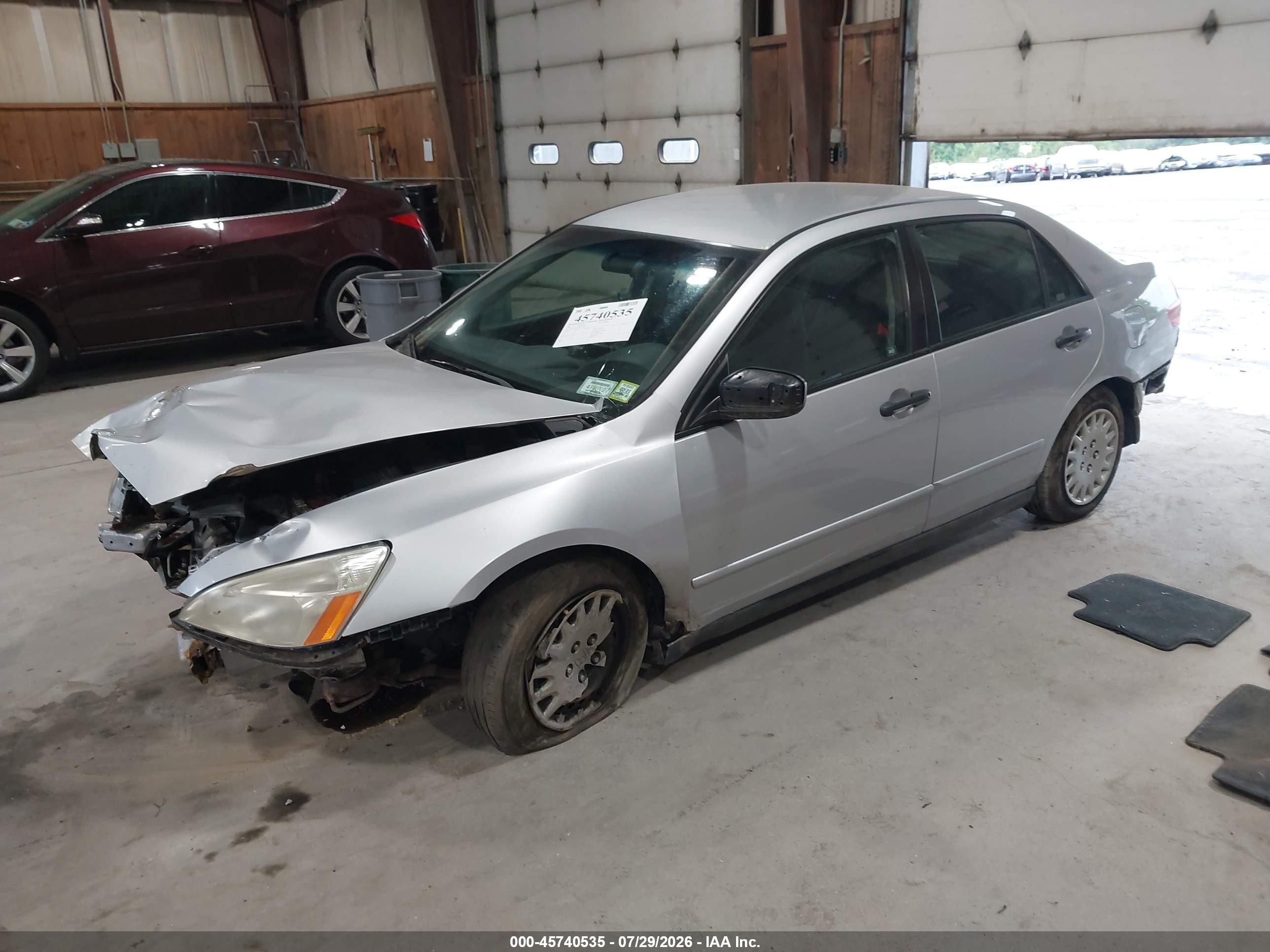 2005 Honda Accord 2.4 Dx Silver vin: 1HGCM56145A144765