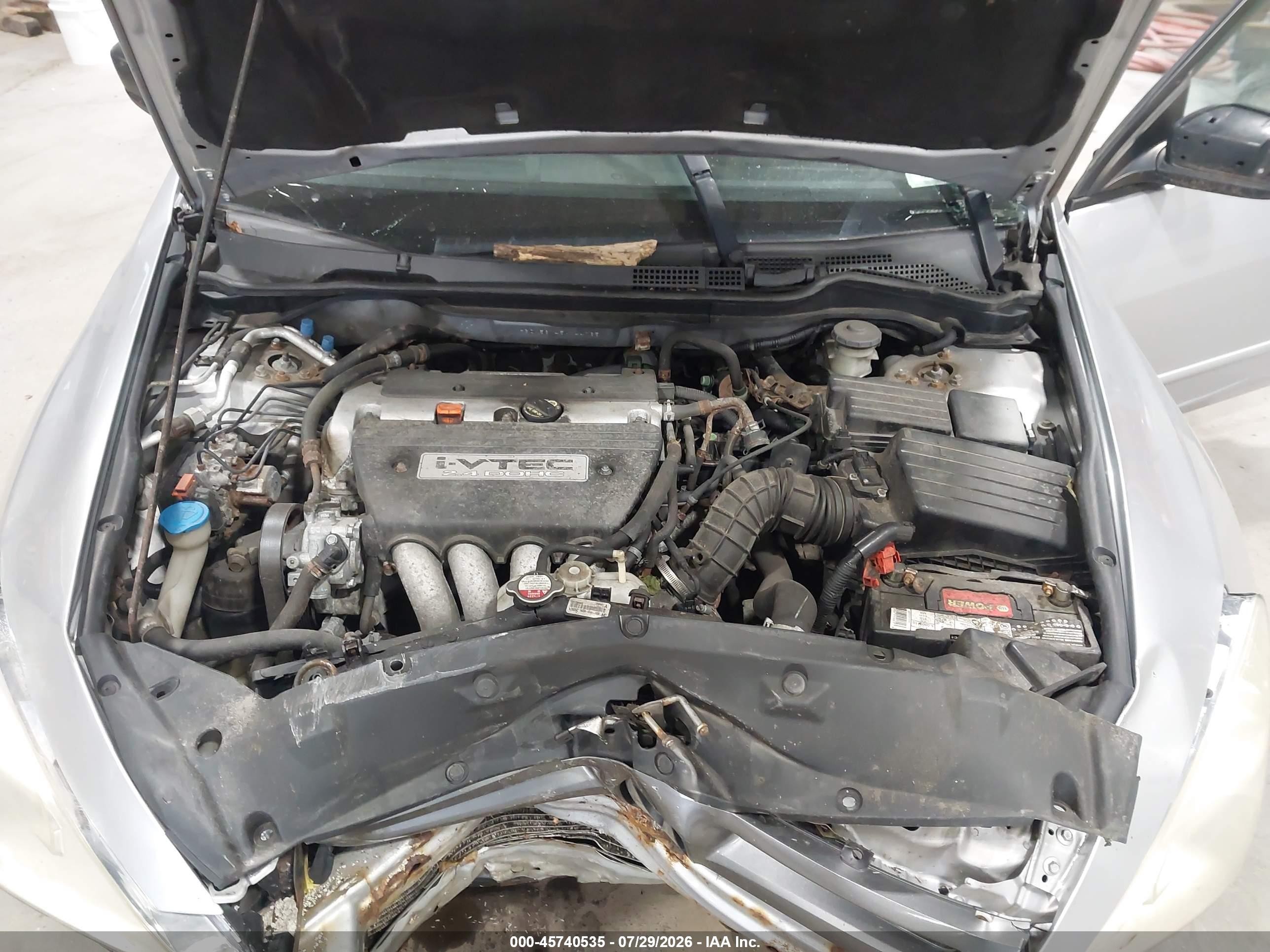 2005 Honda Accord 2.4 Dx Silver vin: 1HGCM56145A144765