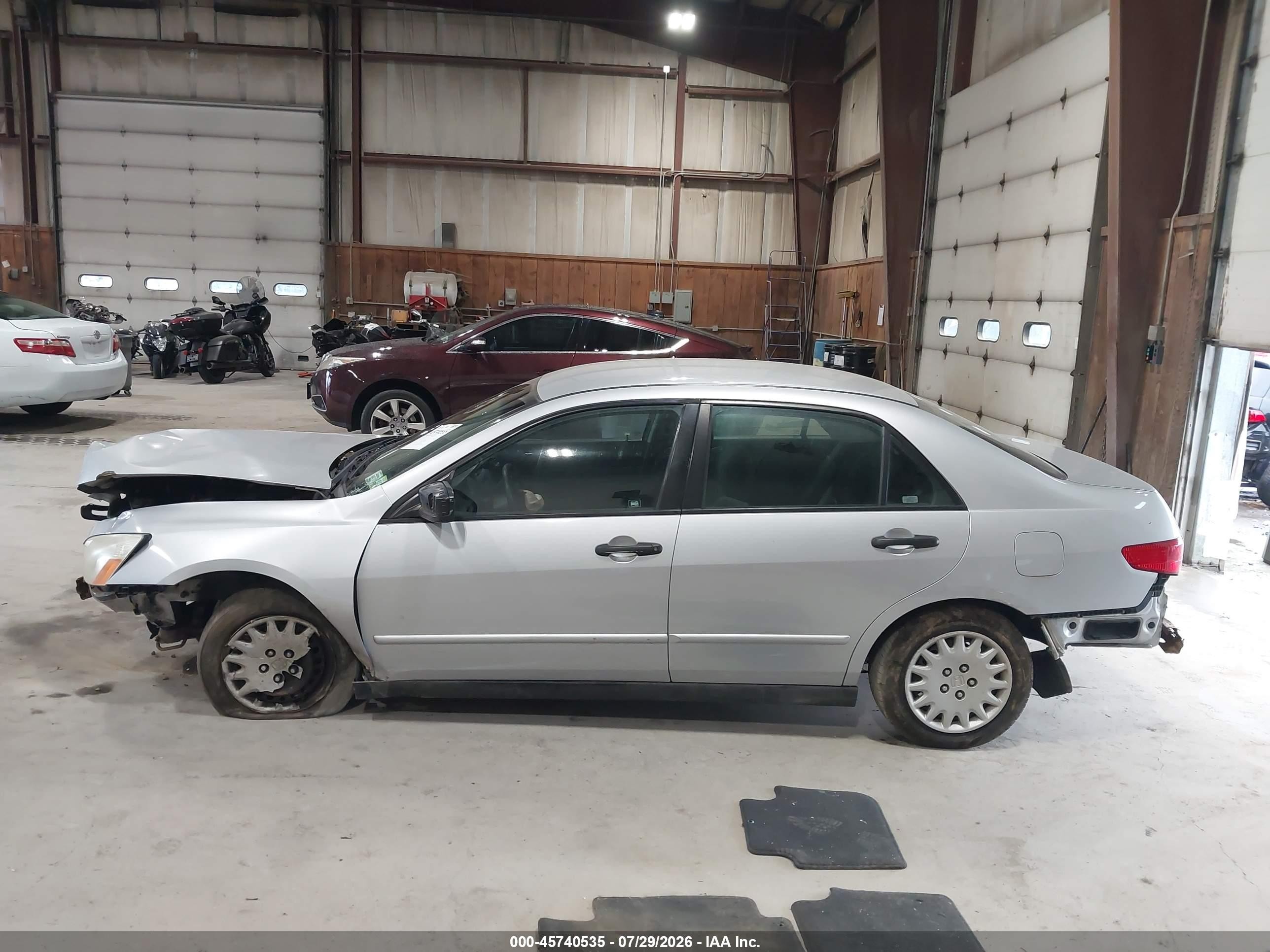 2005 Honda Accord 2.4 Dx Silver vin: 1HGCM56145A144765