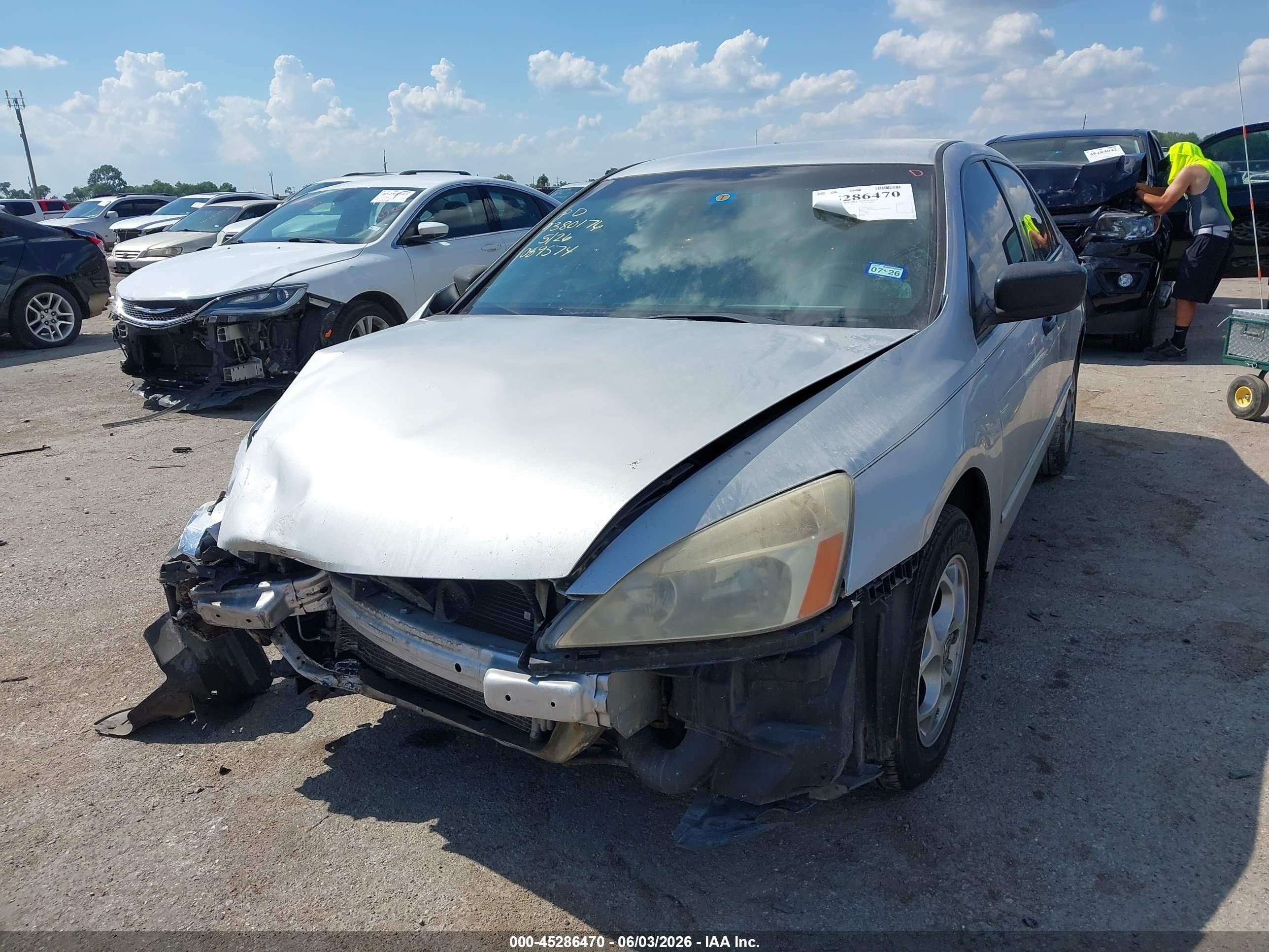 2006 Honda Accord 2.4 Vp Silver vin: 1HGCM56146A089574
