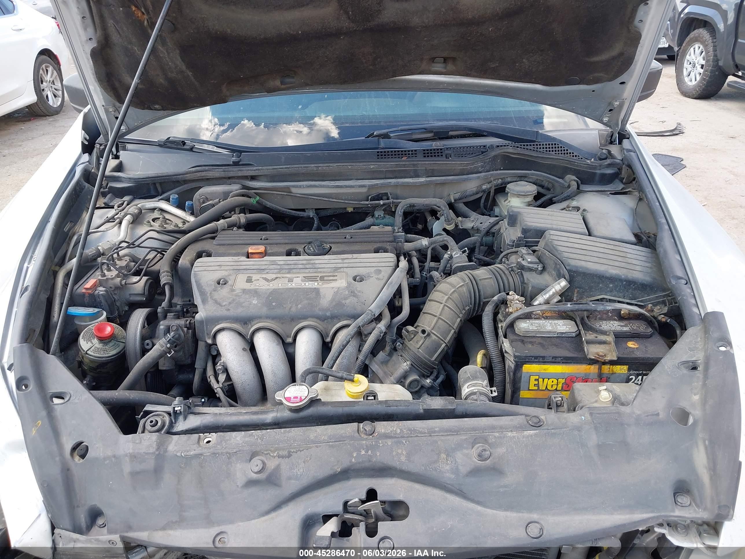 2006 Honda Accord 2.4 Vp Silver vin: 1HGCM56146A089574