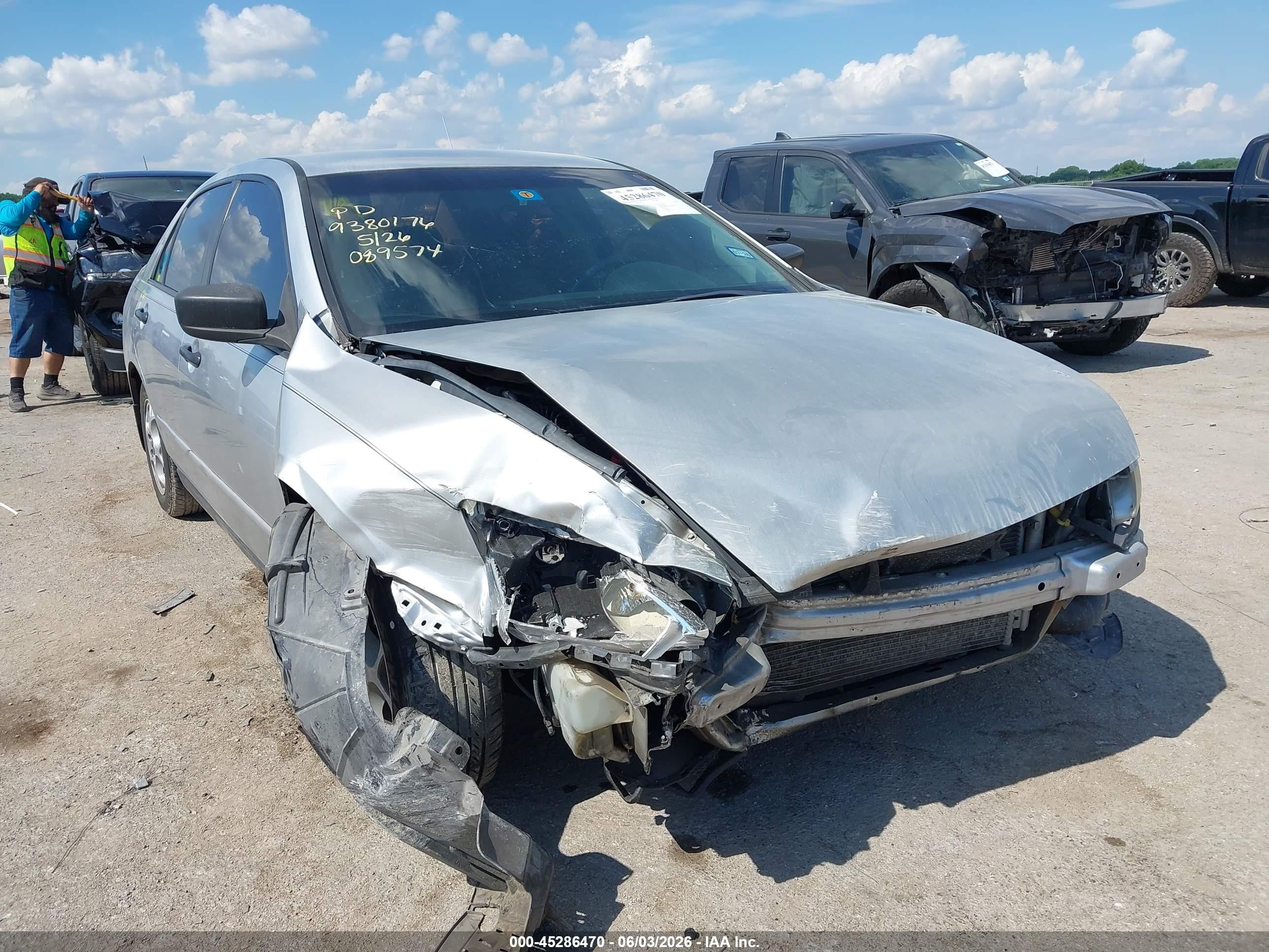 2006 Honda Accord 2.4 Vp Silver vin: 1HGCM56146A089574