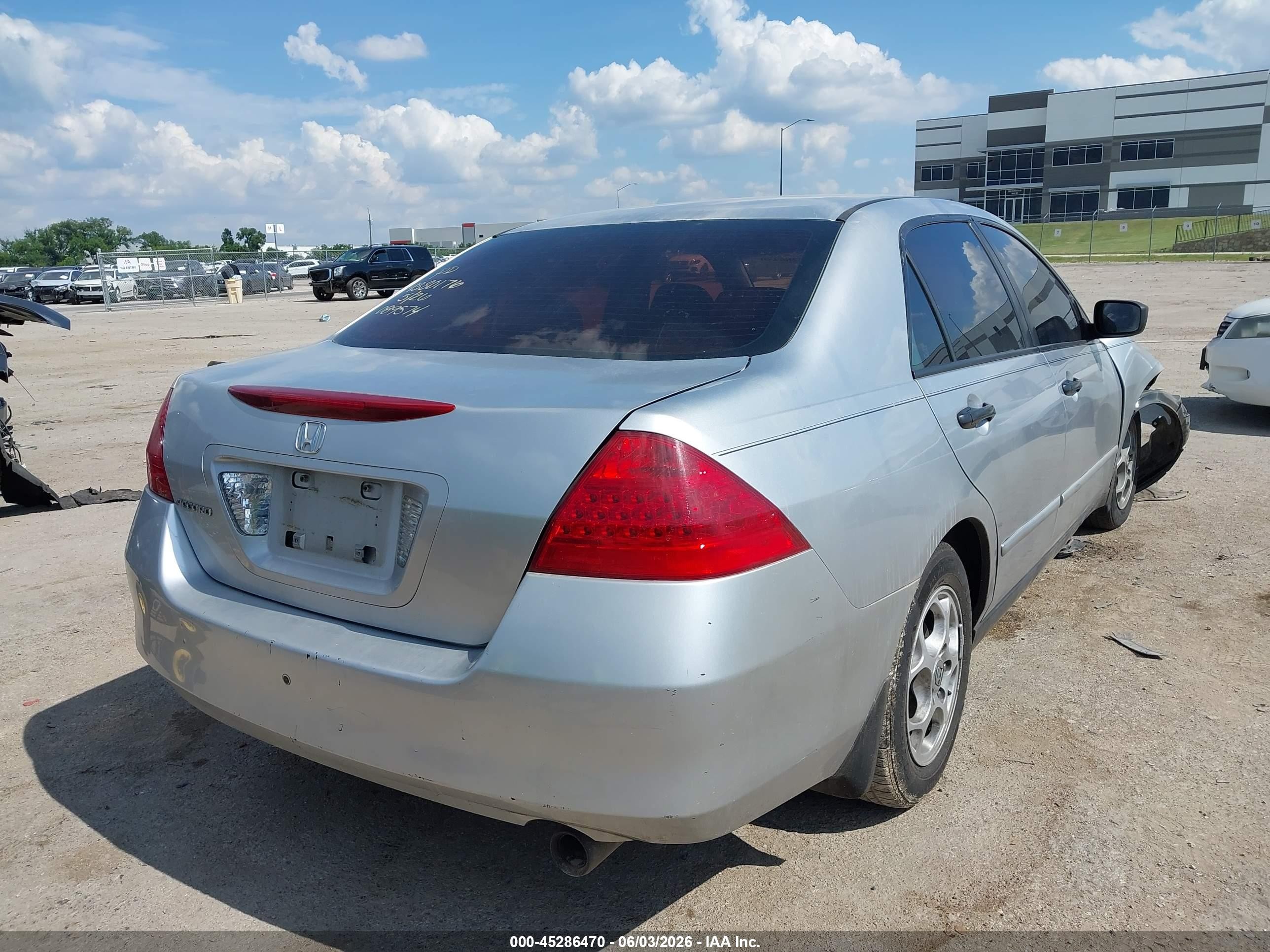 2006 Honda Accord 2.4 Vp Silver vin: 1HGCM56146A089574