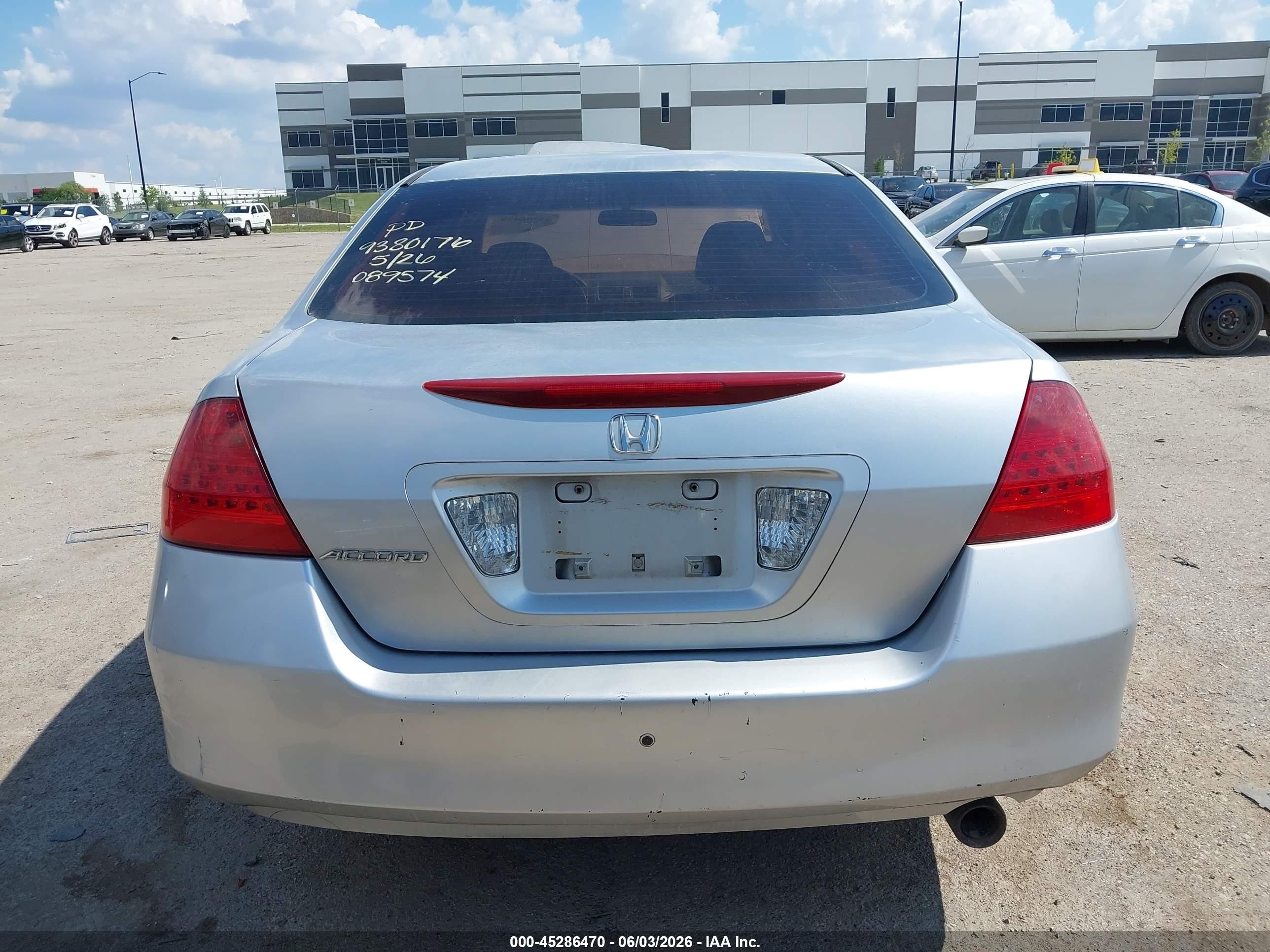 2006 Honda Accord 2.4 Vp Silver vin: 1HGCM56146A089574