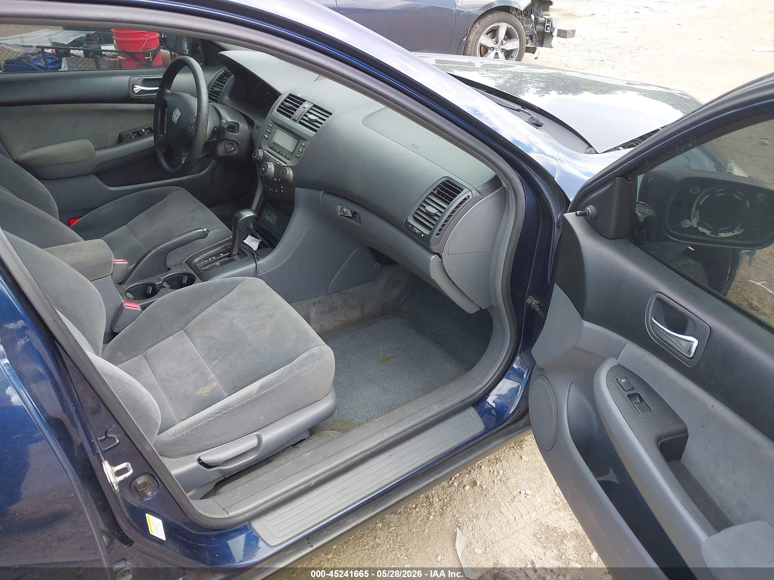 2007 Honda Accord 2.4 Vp Dark Blue vin: 1HGCM56147A160032