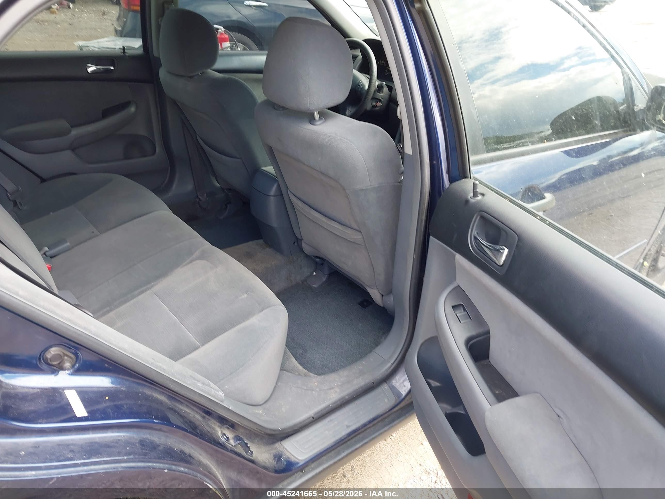 2007 Honda Accord 2.4 Vp Dark Blue vin: 1HGCM56147A160032