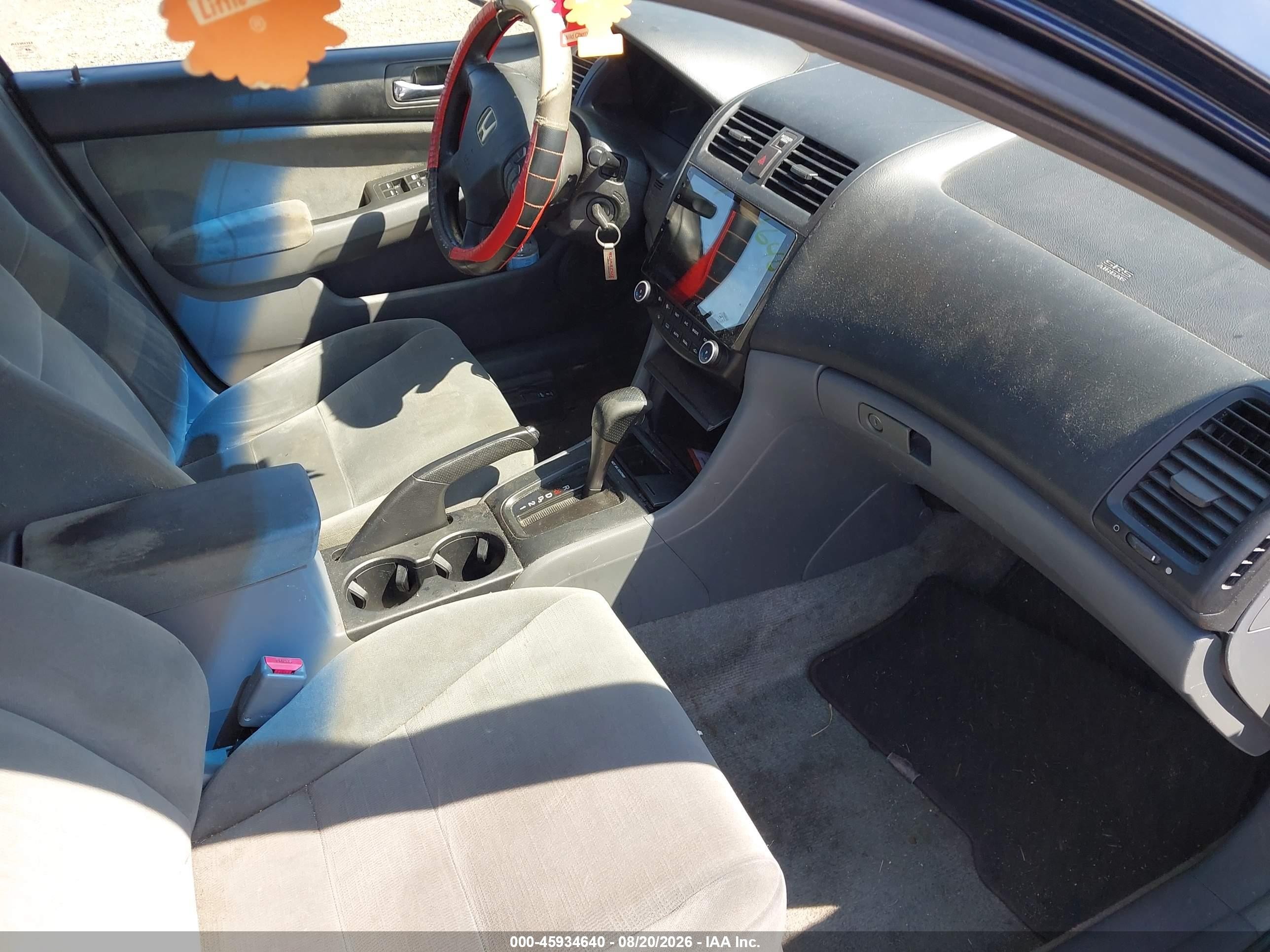 2007 Honda Accord 2.4 Vp Blue vin: 1HGCM56147A182063