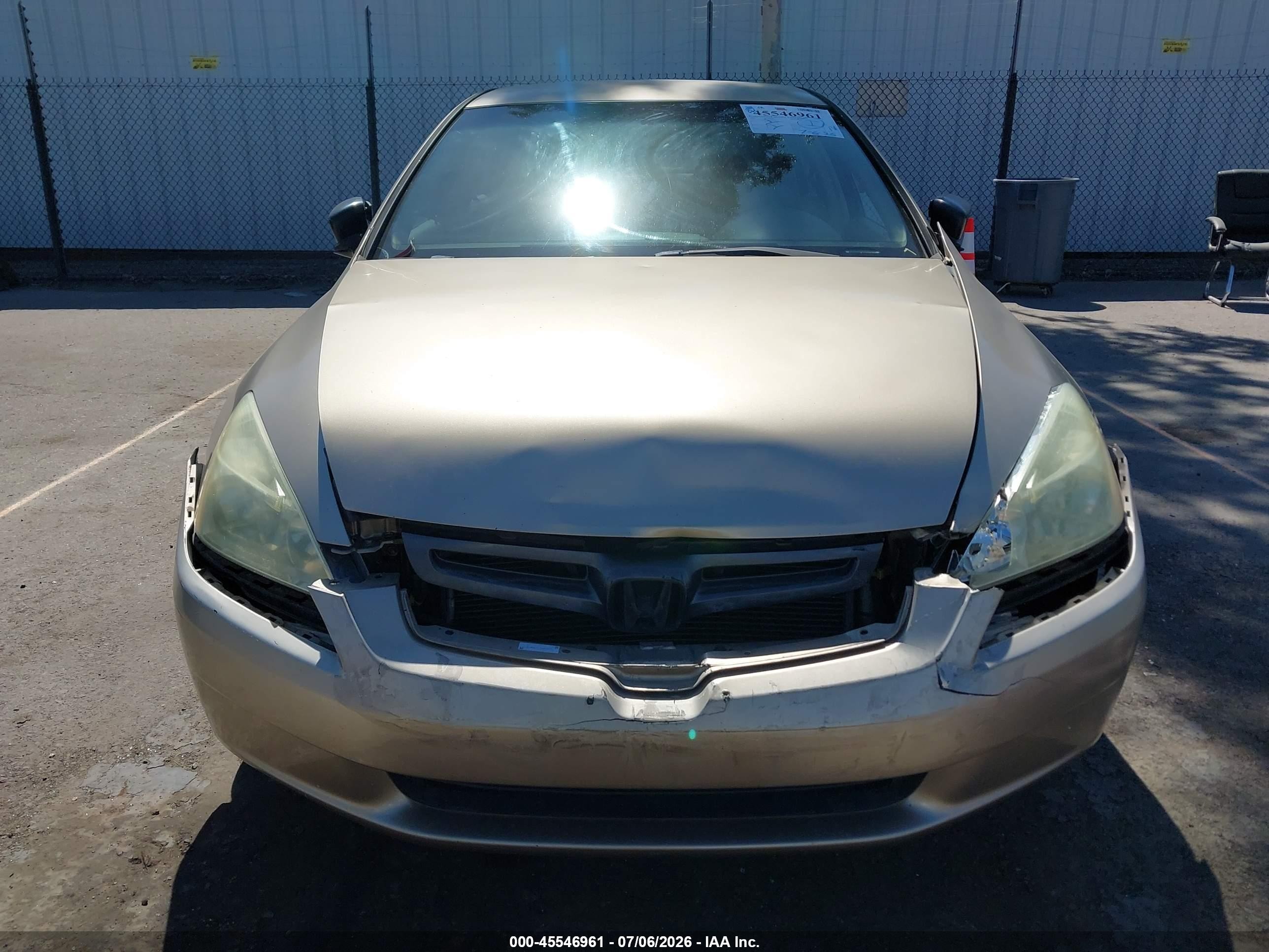 2004 Honda Accord 2.4 Dx Brown vin: 1HGCM56154A034550