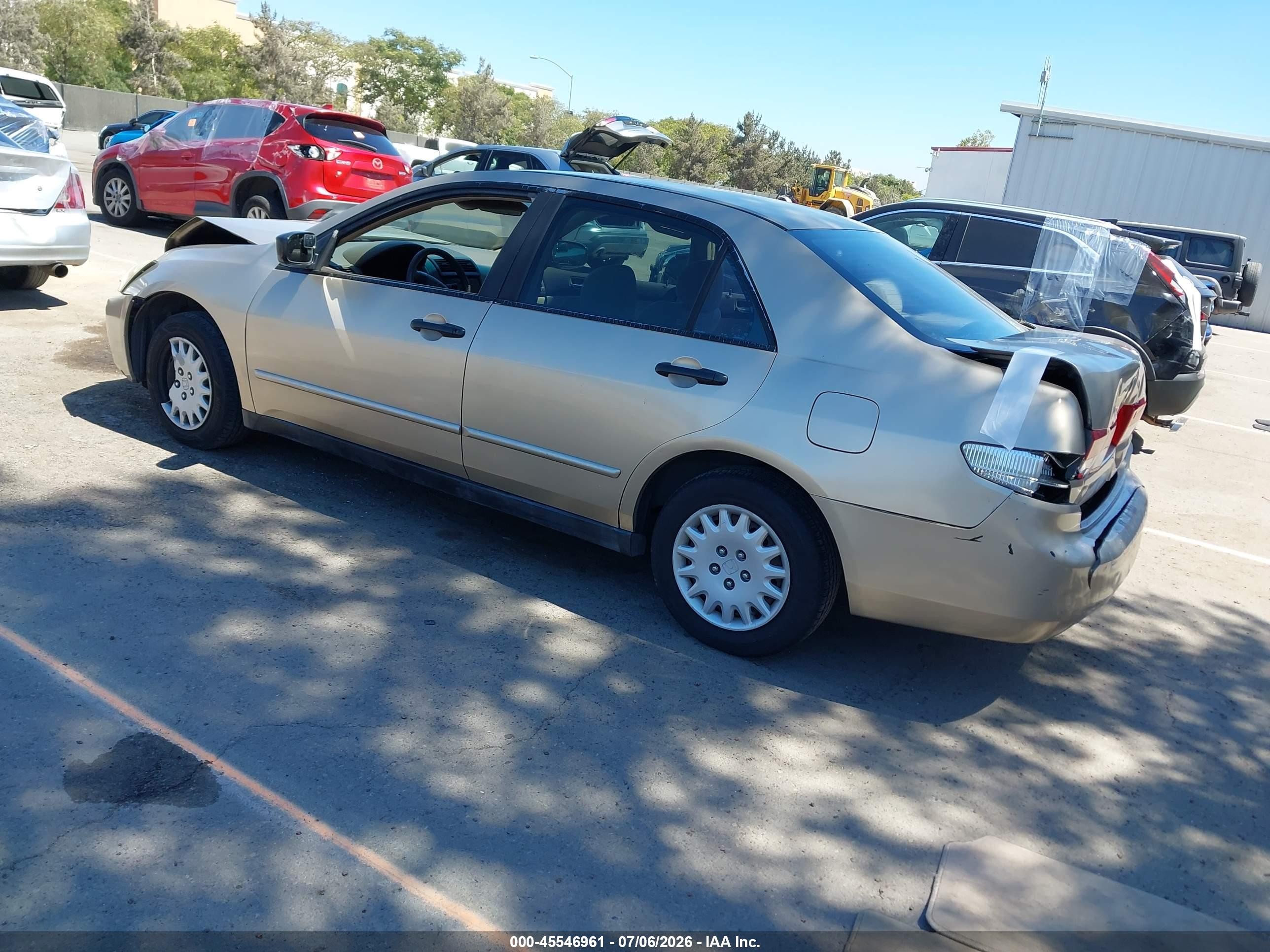 2004 Honda Accord 2.4 Dx Brown vin: 1HGCM56154A034550