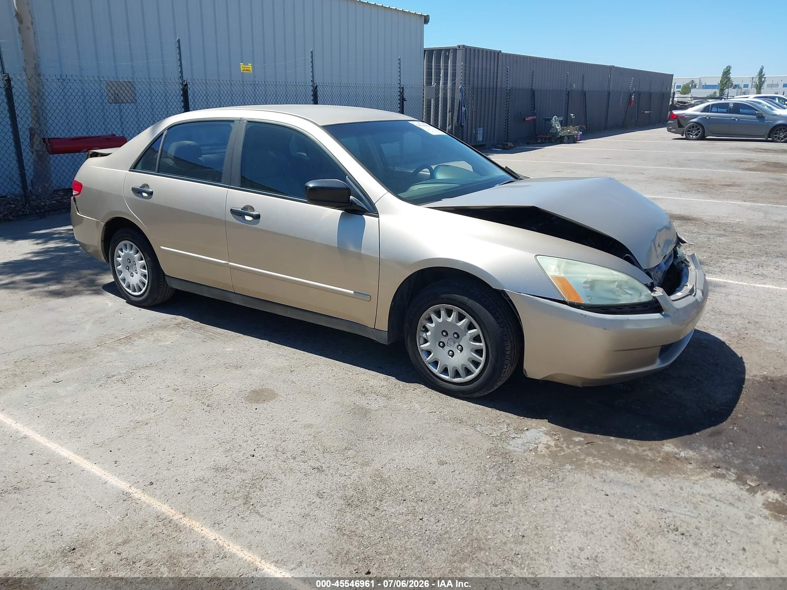 2004 Honda Accord 2.4 Dx Brown vin: 1HGCM56154A034550