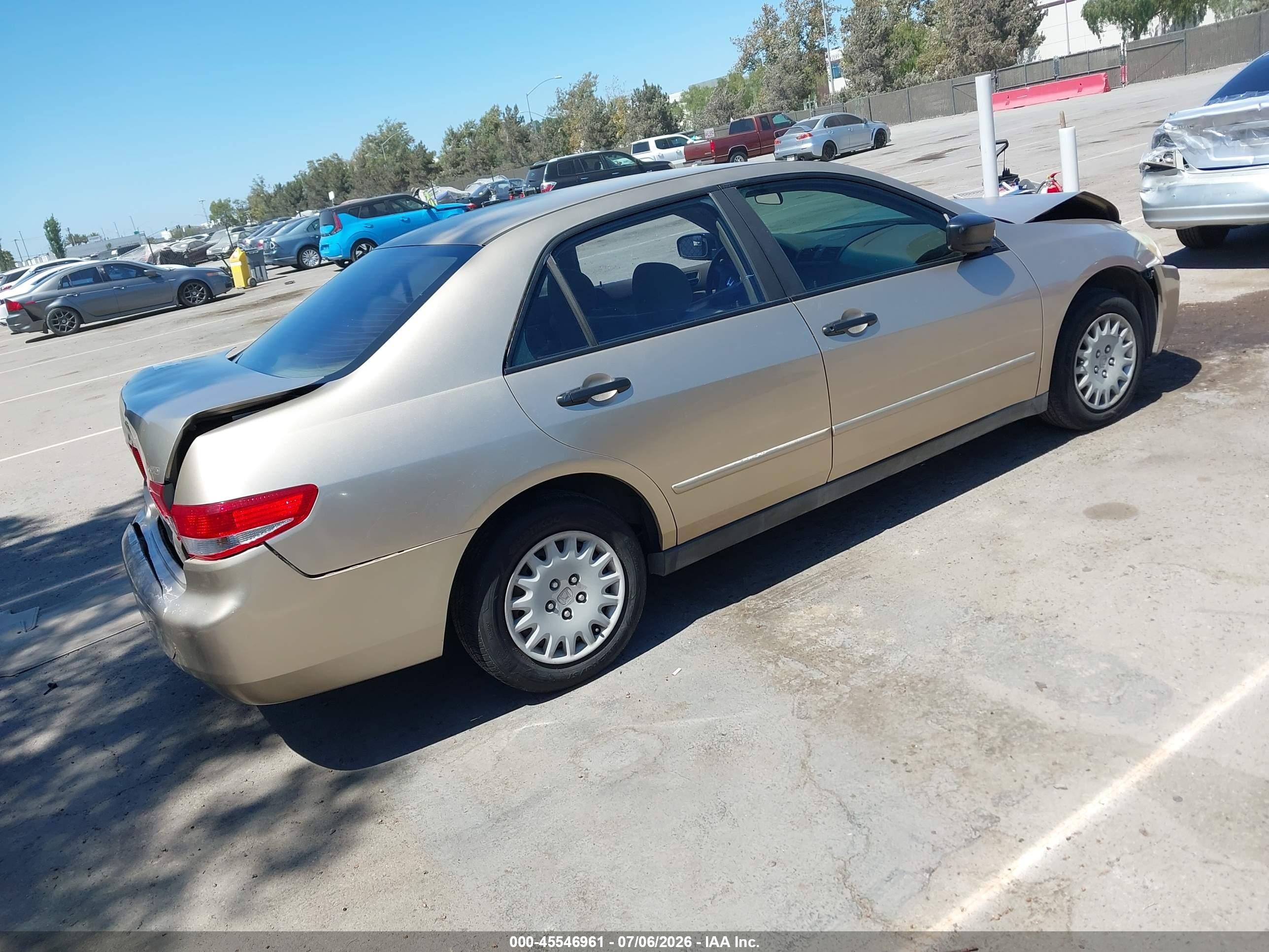 2004 Honda Accord 2.4 Dx Brown vin: 1HGCM56154A034550