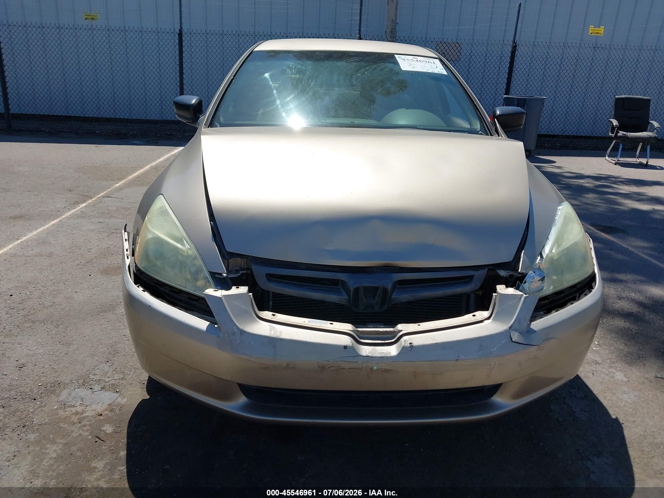 2004 Honda Accord 2.4 Dx Brown vin: 1HGCM56154A034550