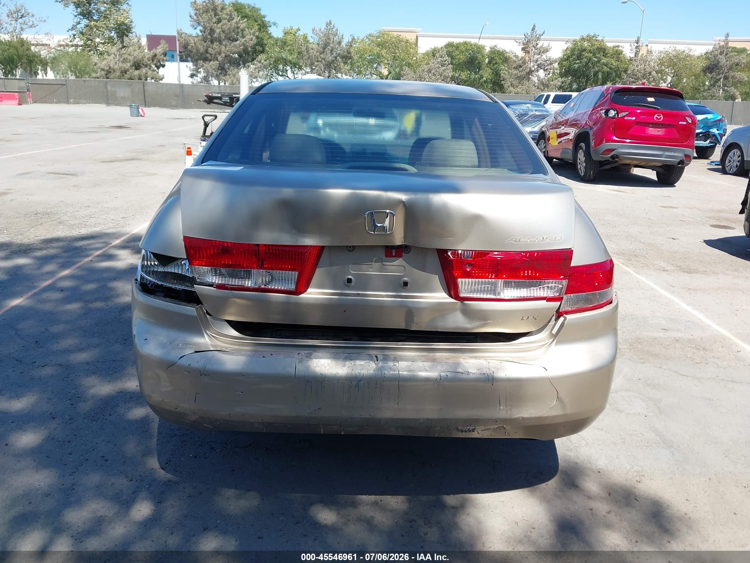 2004 Honda Accord 2.4 Dx Brown vin: 1HGCM56154A034550