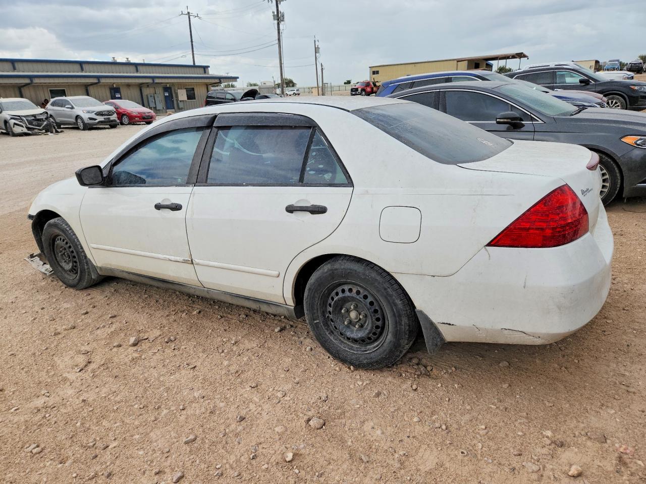 2006 Honda Accord Value White vin: 1HGCM56156A019789