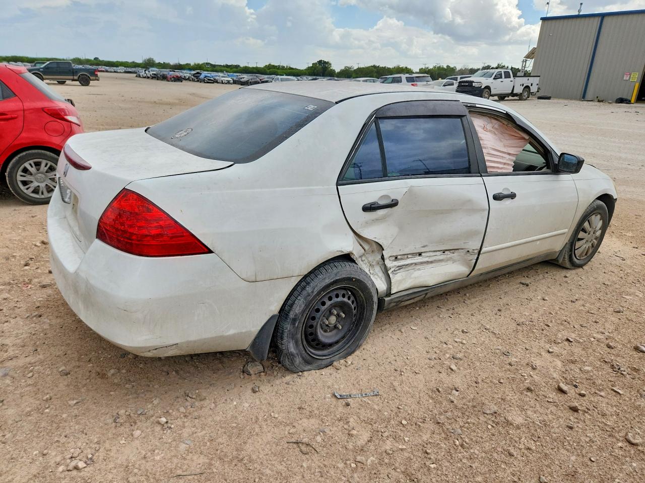2006 Honda Accord Value White vin: 1HGCM56156A019789
