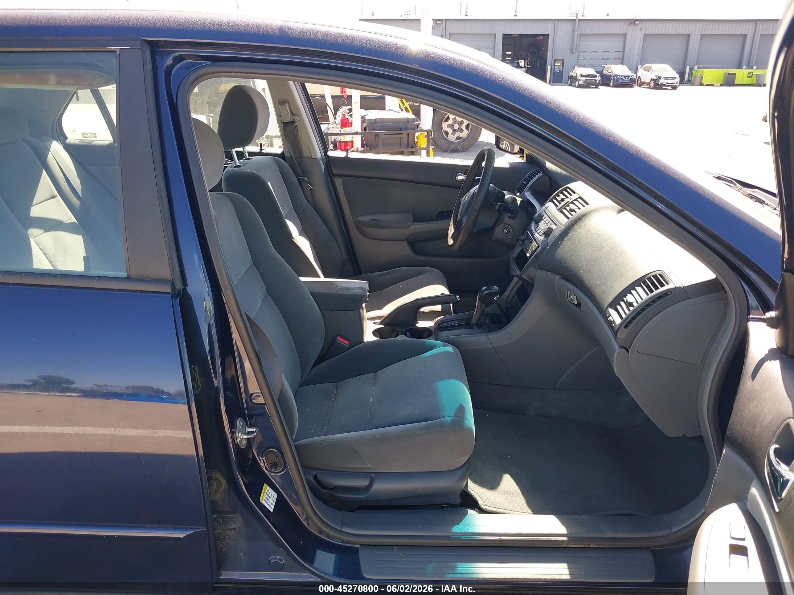 2006 Honda Accord 2.4 Vp Blue vin: 1HGCM56156A166629